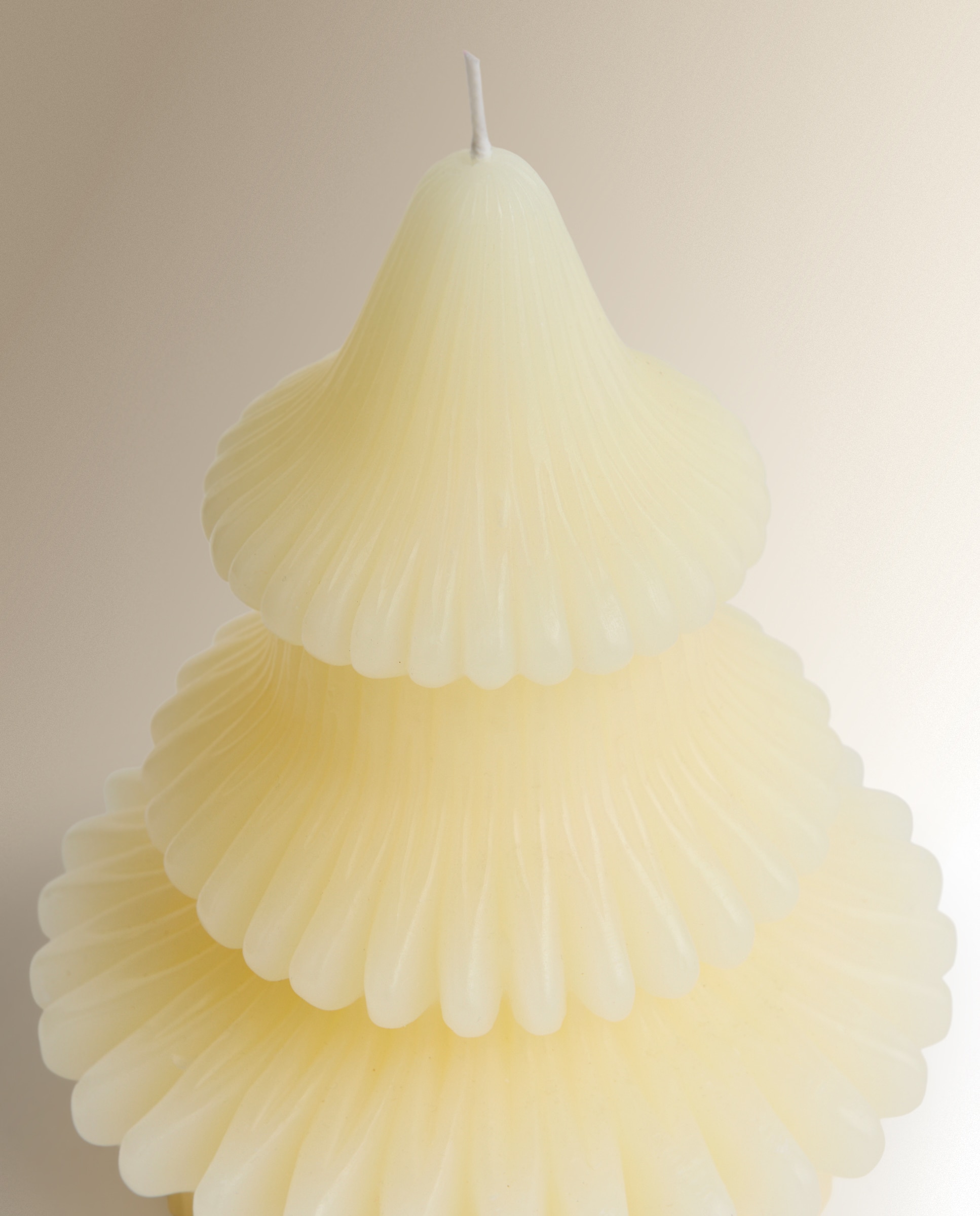 Imagen 3 de Vela Árbol contemporáneo Navidad - Crudo Crudo