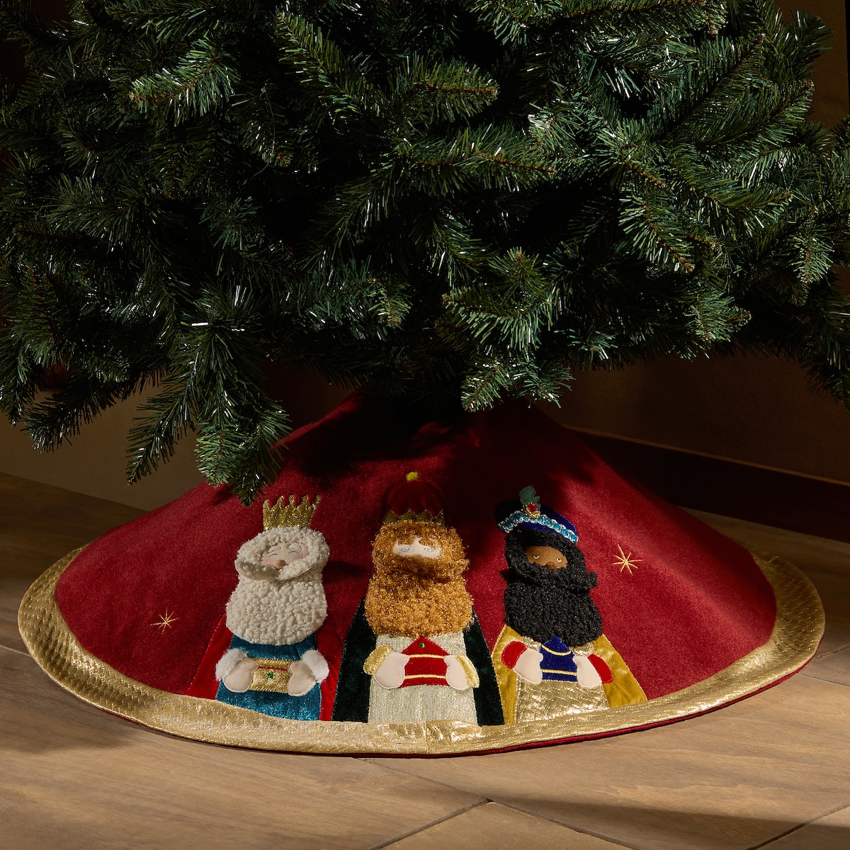 Base para árbol Reyes Magos Navidad Multicolor-1