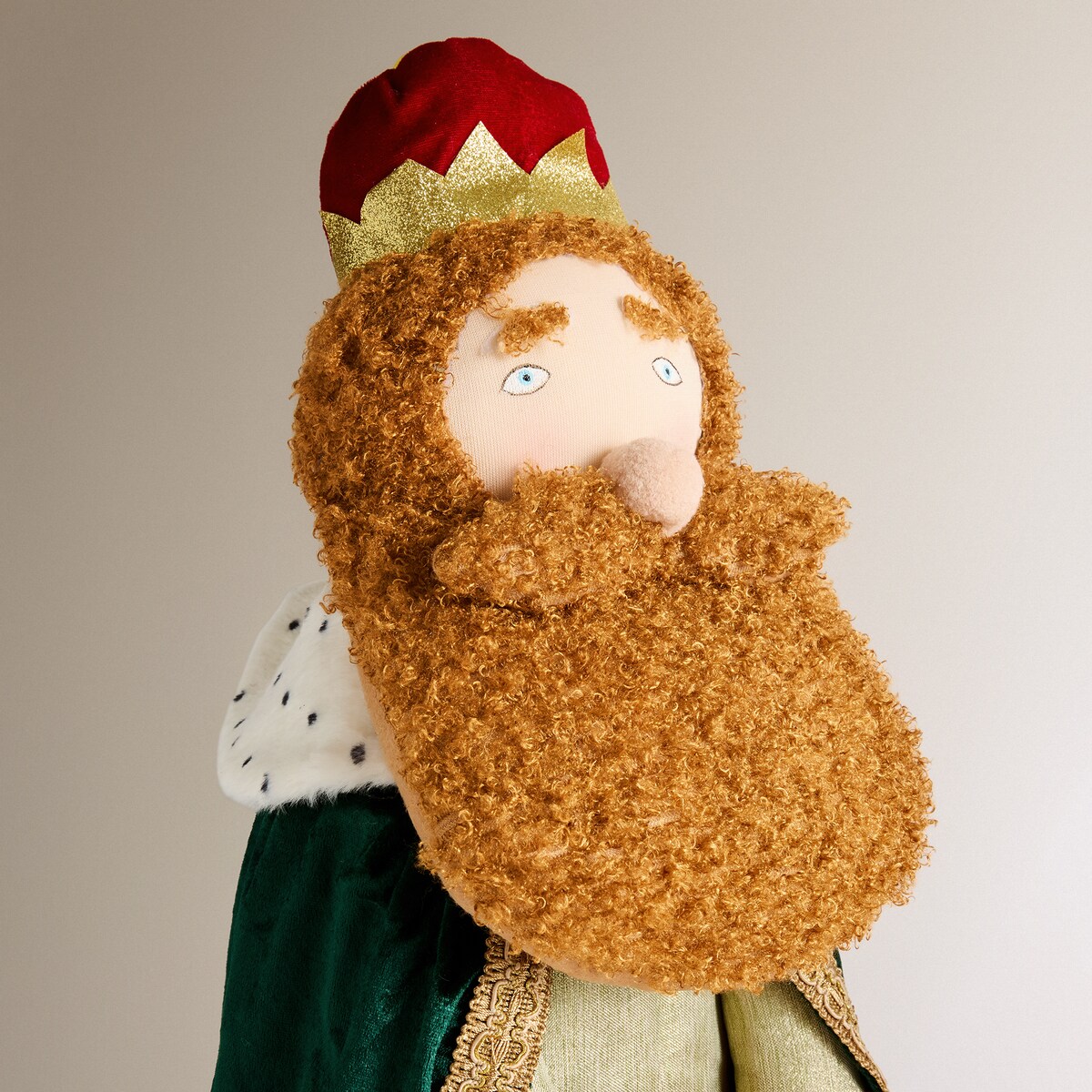 Set de 3 muñecos Reyes Magos con piernas extensibles Navidad El Corte Inglés Multicolor-4