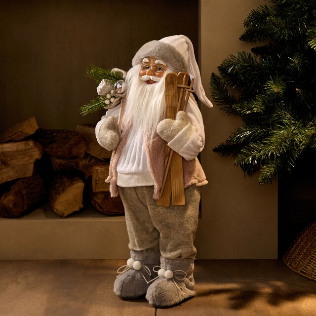 Imagen 0 de Muñeco Papá Noel con esquís y regalos Navidad El Corte Inglés