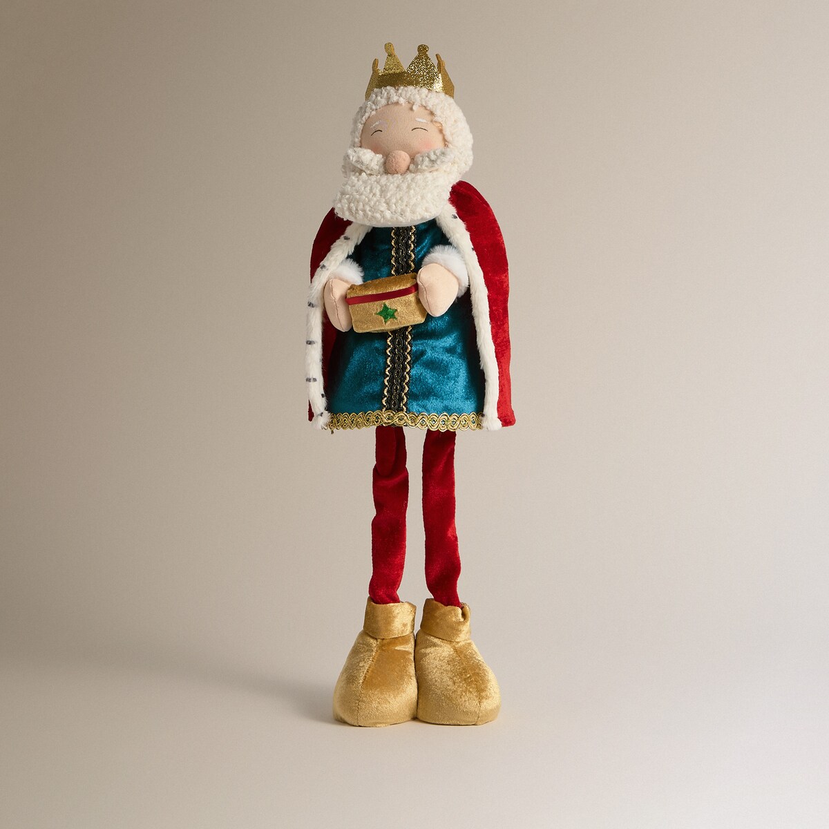 Muñeco Rey Mago Melchor bailongo Navidad Multicolor-2