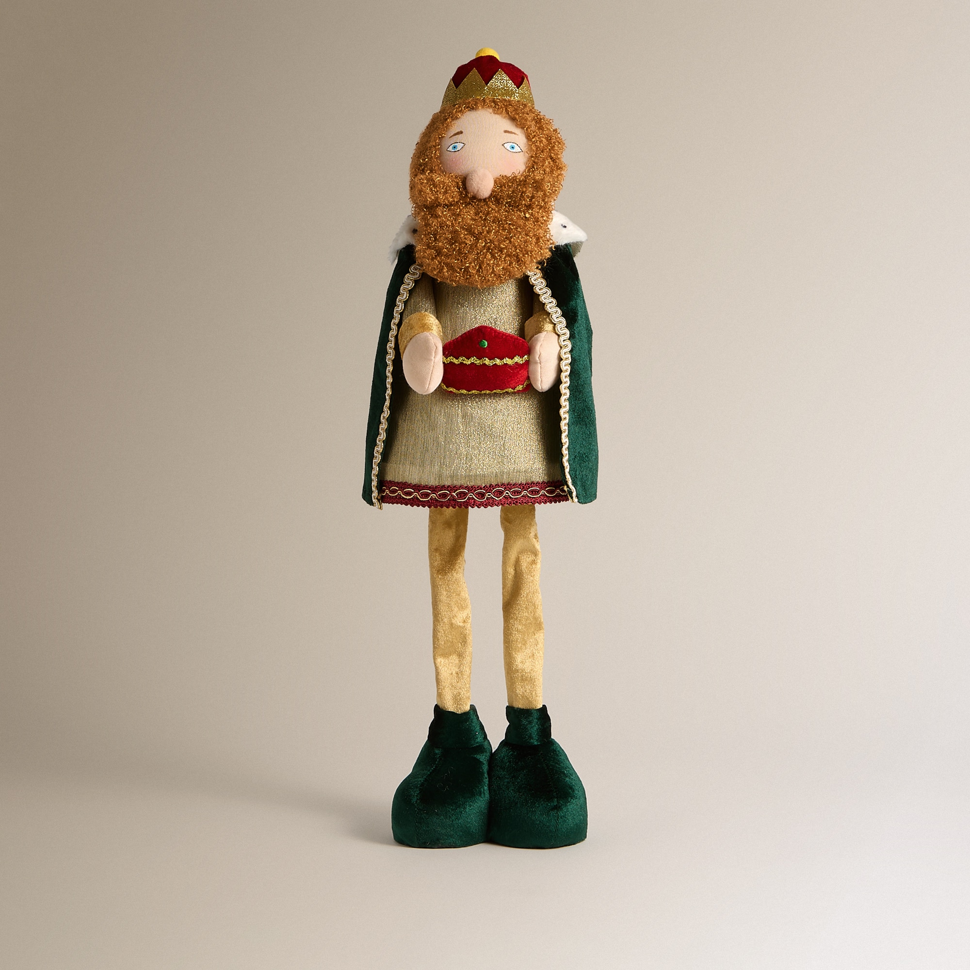 Muñeco Rey Mago Gaspar bailongo Navidad - Multicolor Multicolor-2