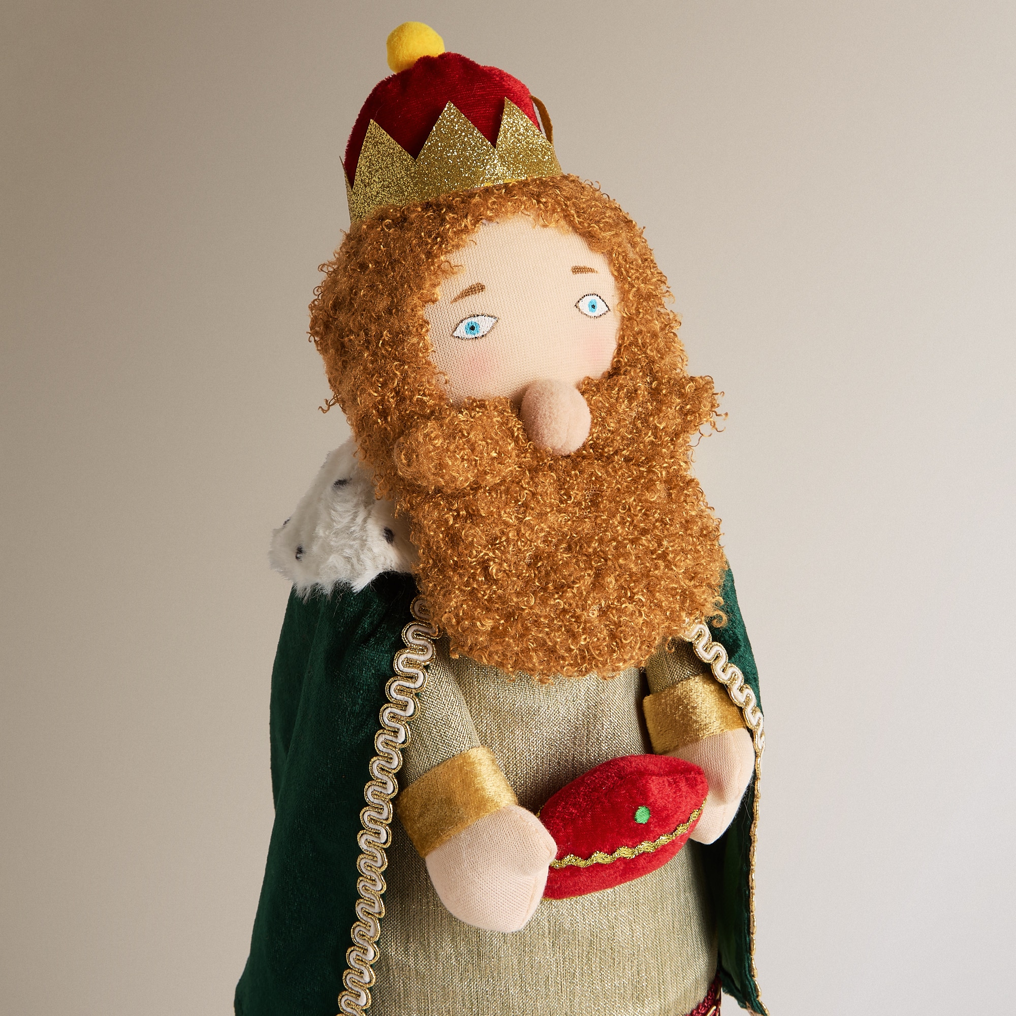Muñeco Rey Mago Gaspar bailongo Navidad - Multicolor Multicolor-3