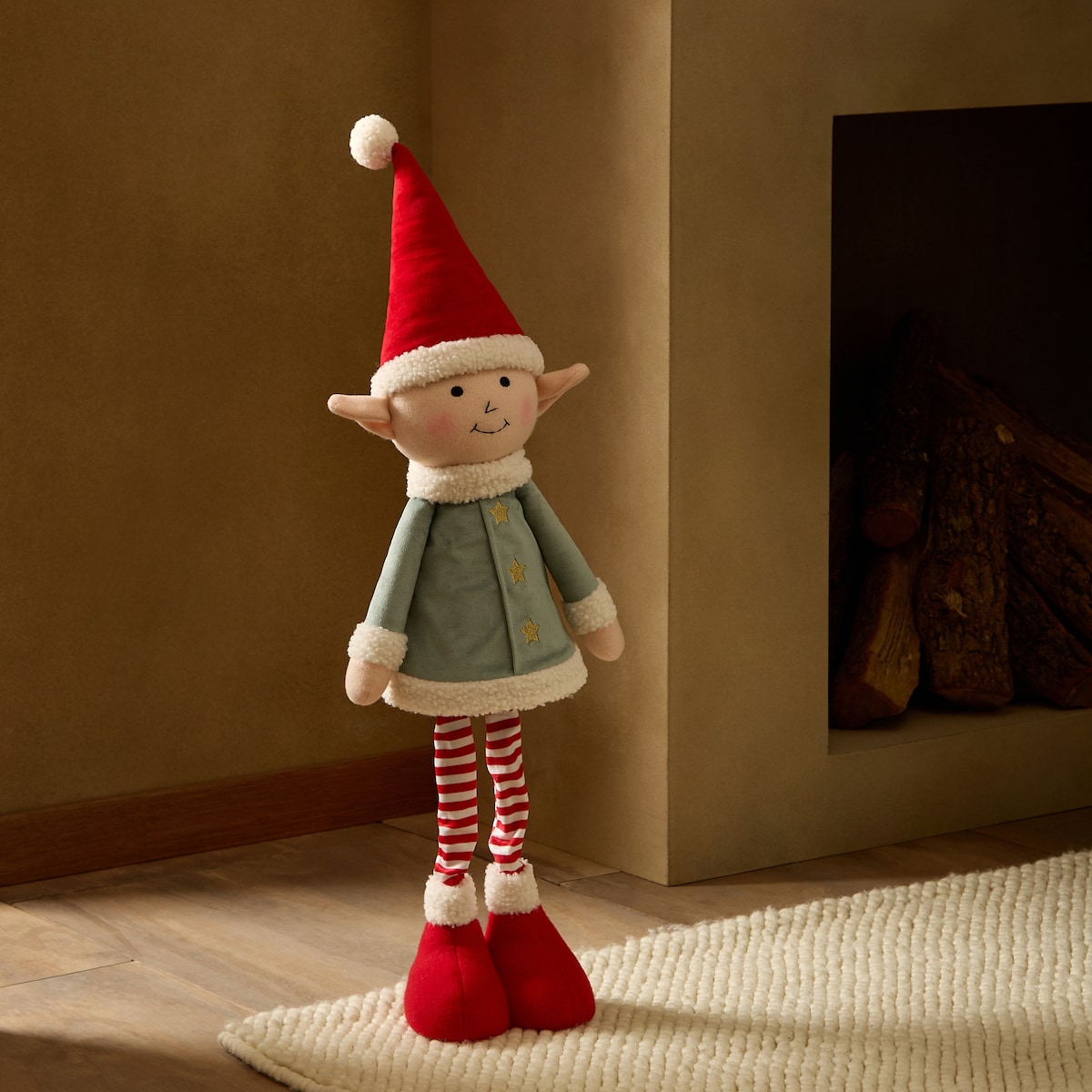 Muñeco Elfo bailongo Navidad Verde-1