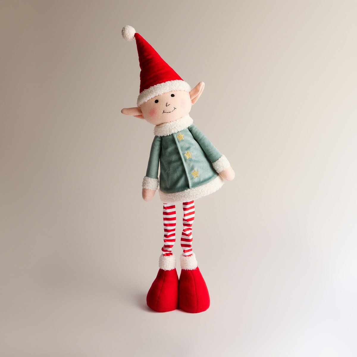 Muñeco Elfo bailongo Navidad Verde-3