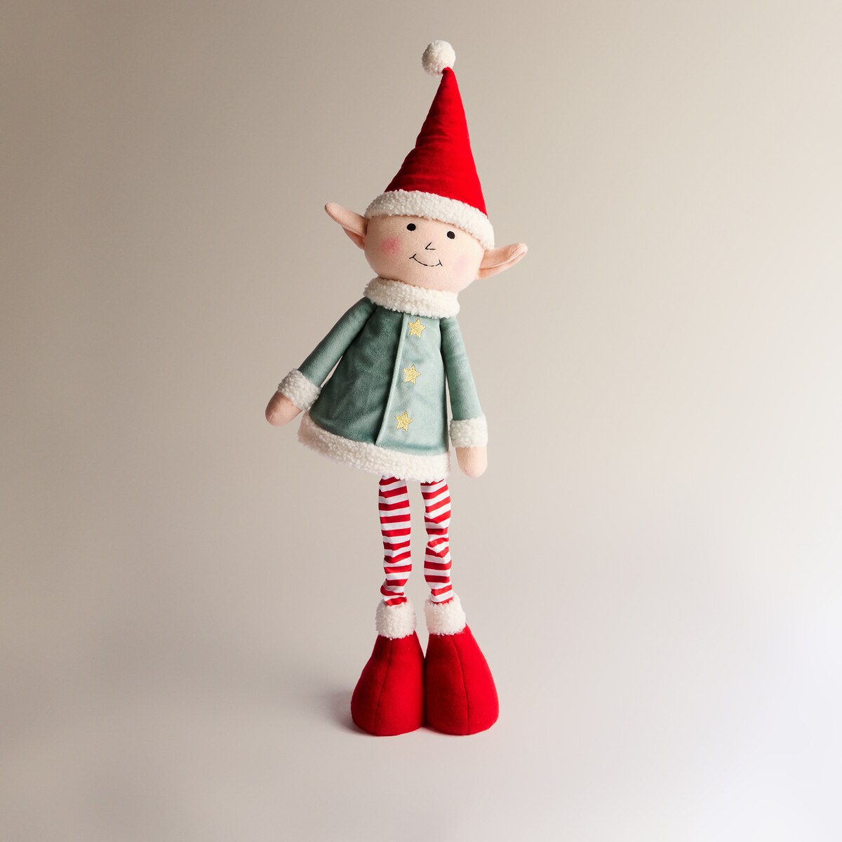 Muñeco Elfo bailongo Navidad Verde-4