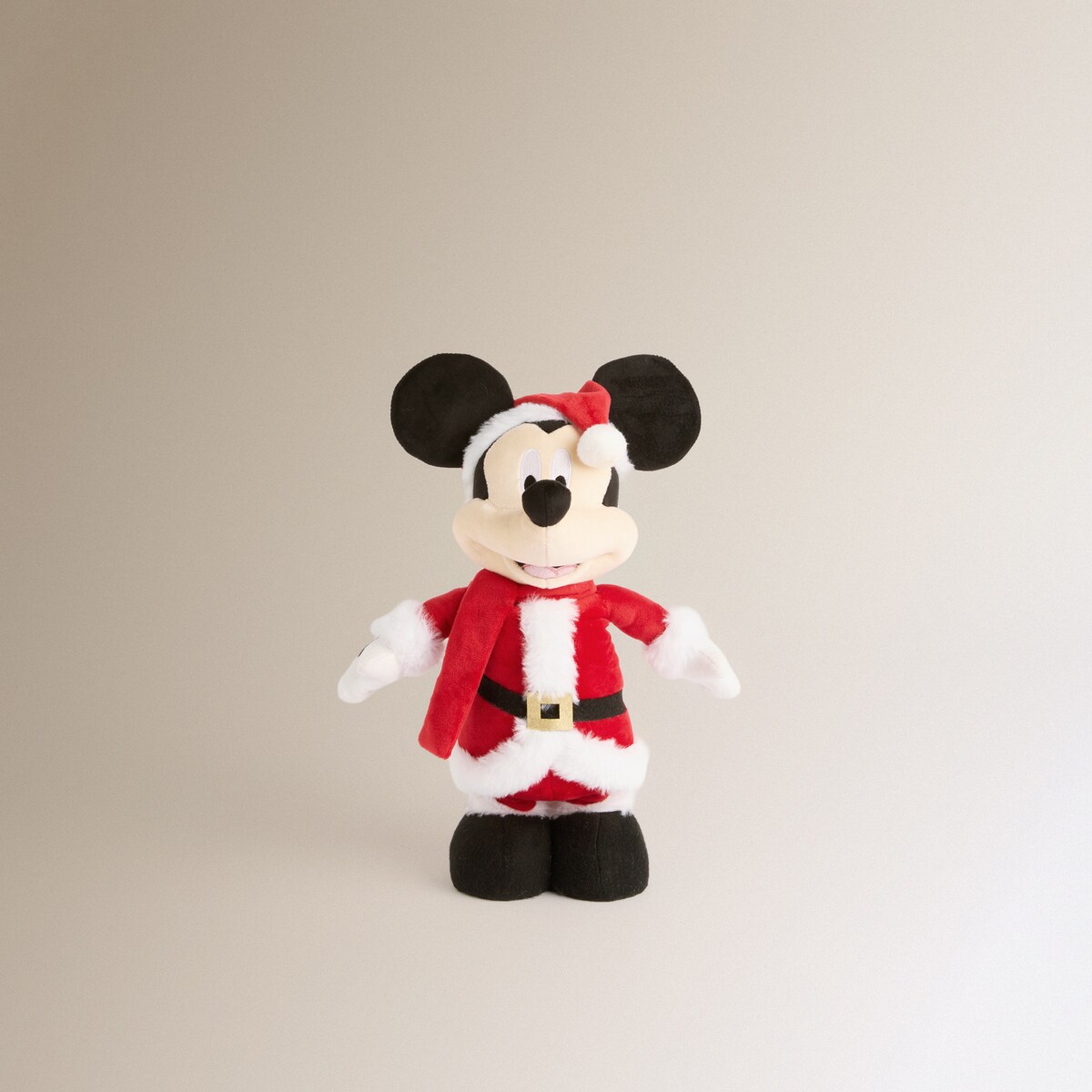 Muñeco Mickey Mouse Disney con piernas extensibles Navidad Rojo-2