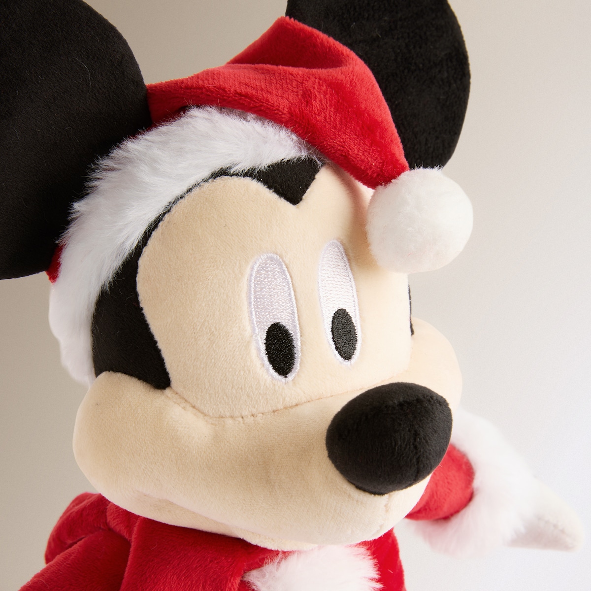 Muñeco Mickey Mouse Disney con piernas extensibles Navidad Rojo-4