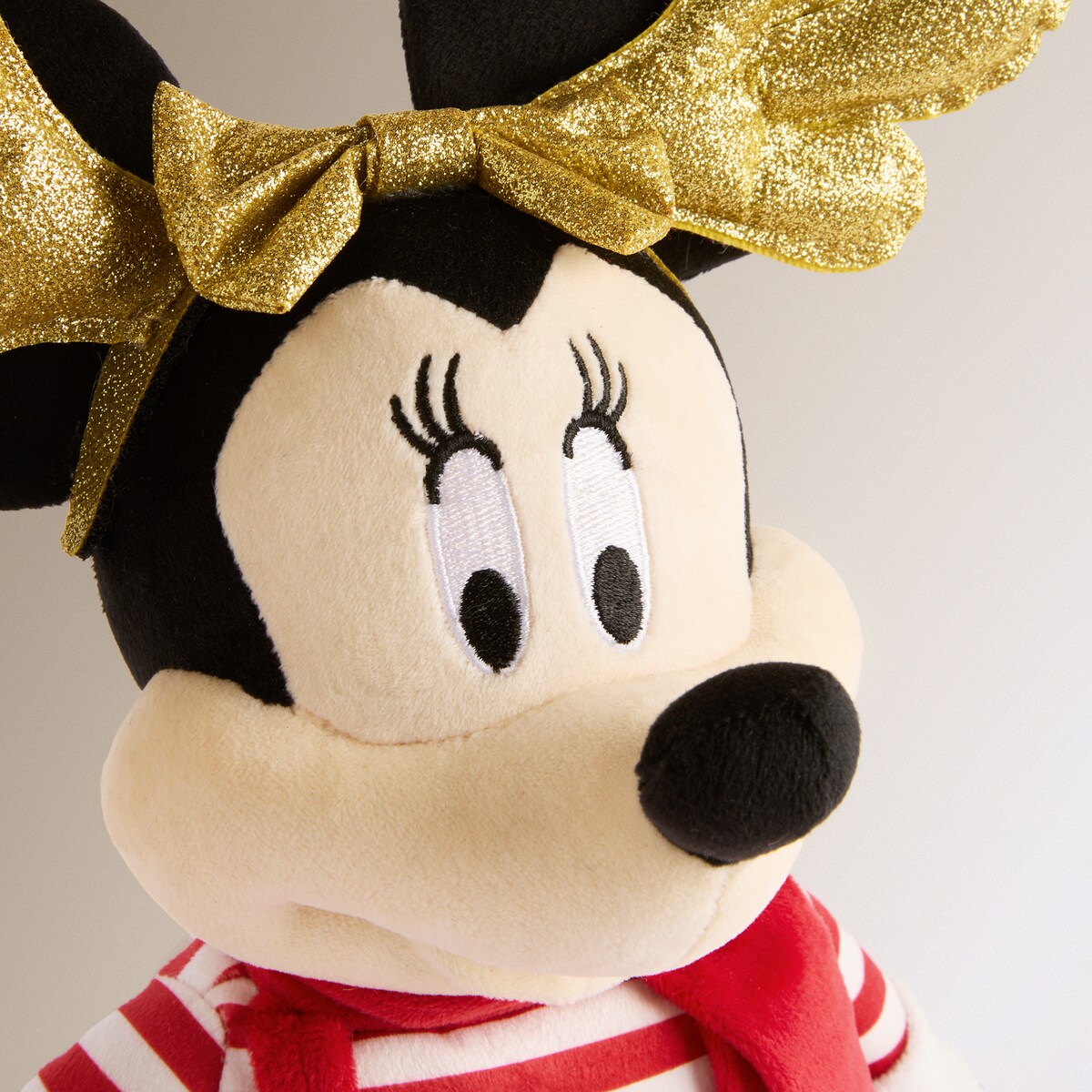 Muñeco Minnie Mouse Disney con piernas extensibles Navidad Rojo-4