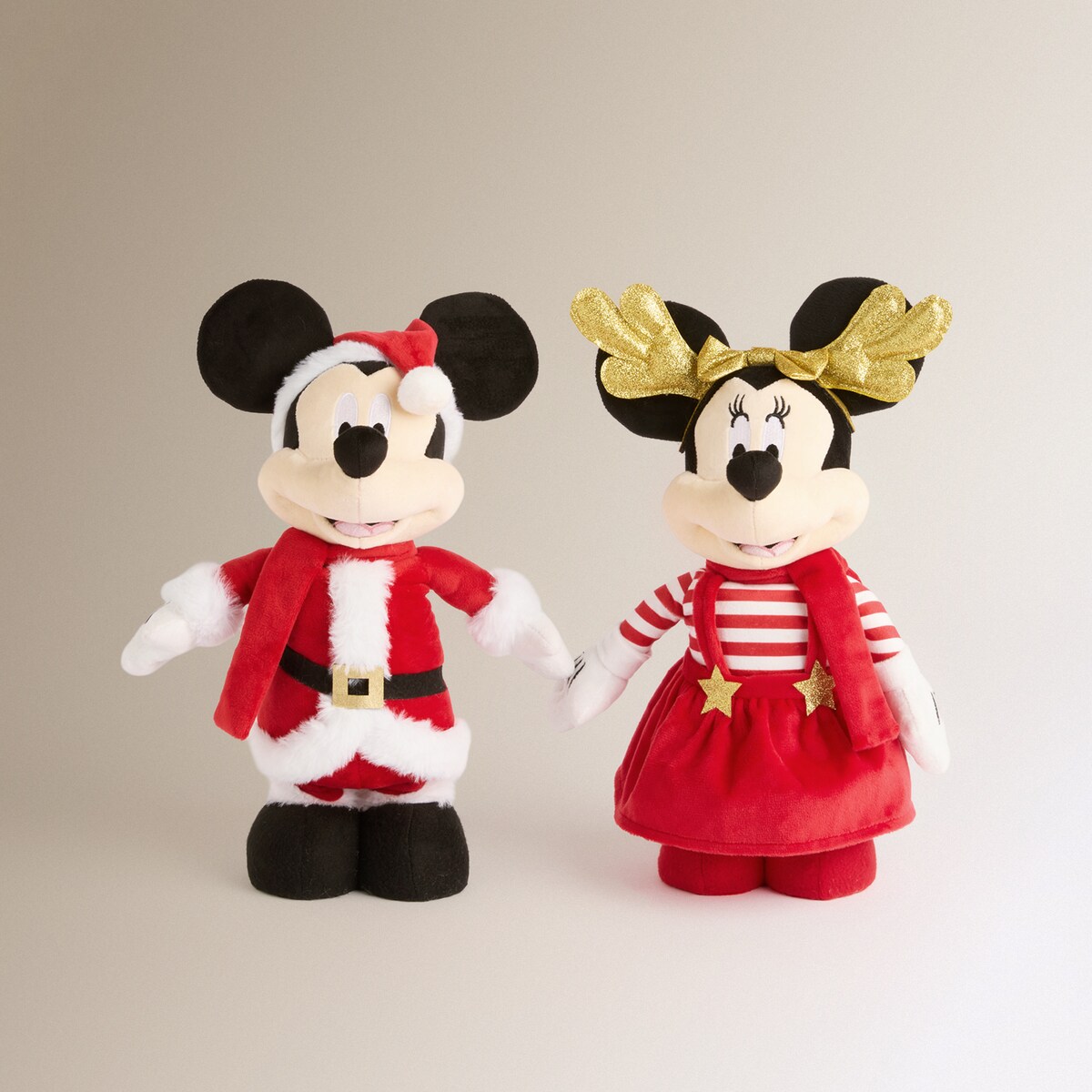Muñeco Minnie Mouse Disney con piernas extensibles Navidad Rojo-5