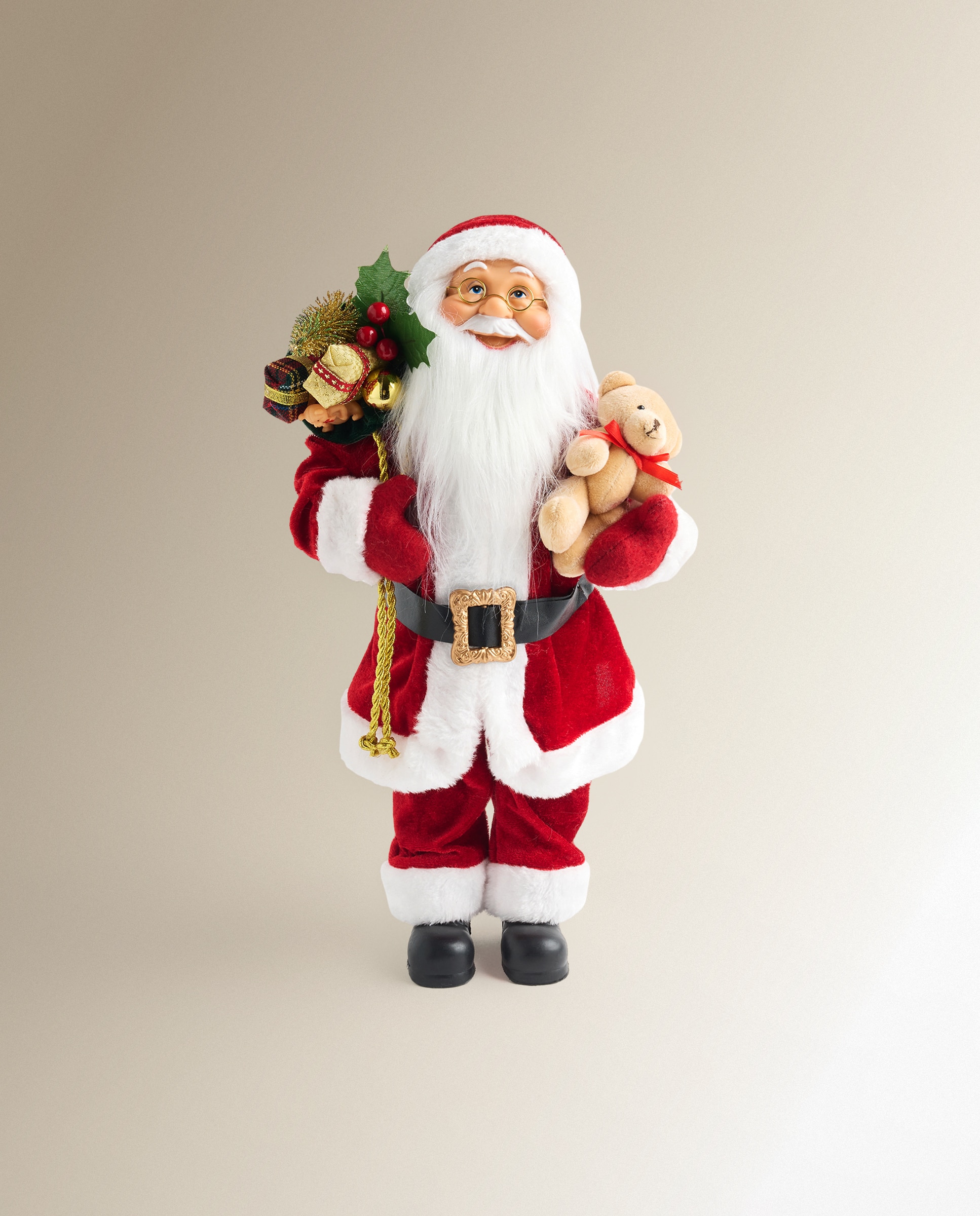 Boneco Pai Natal com Presentes Vermelho-2