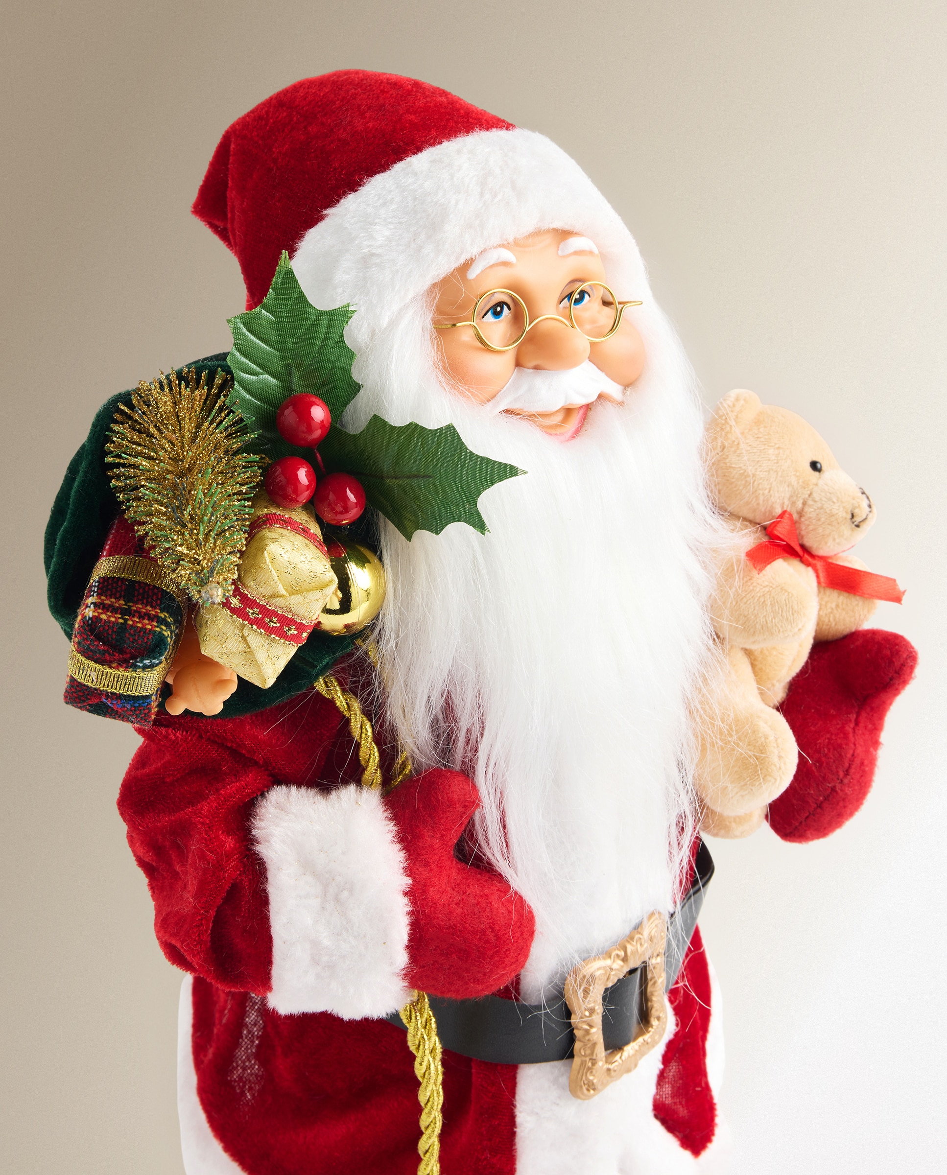 Boneco Pai Natal com Presentes Vermelho-3