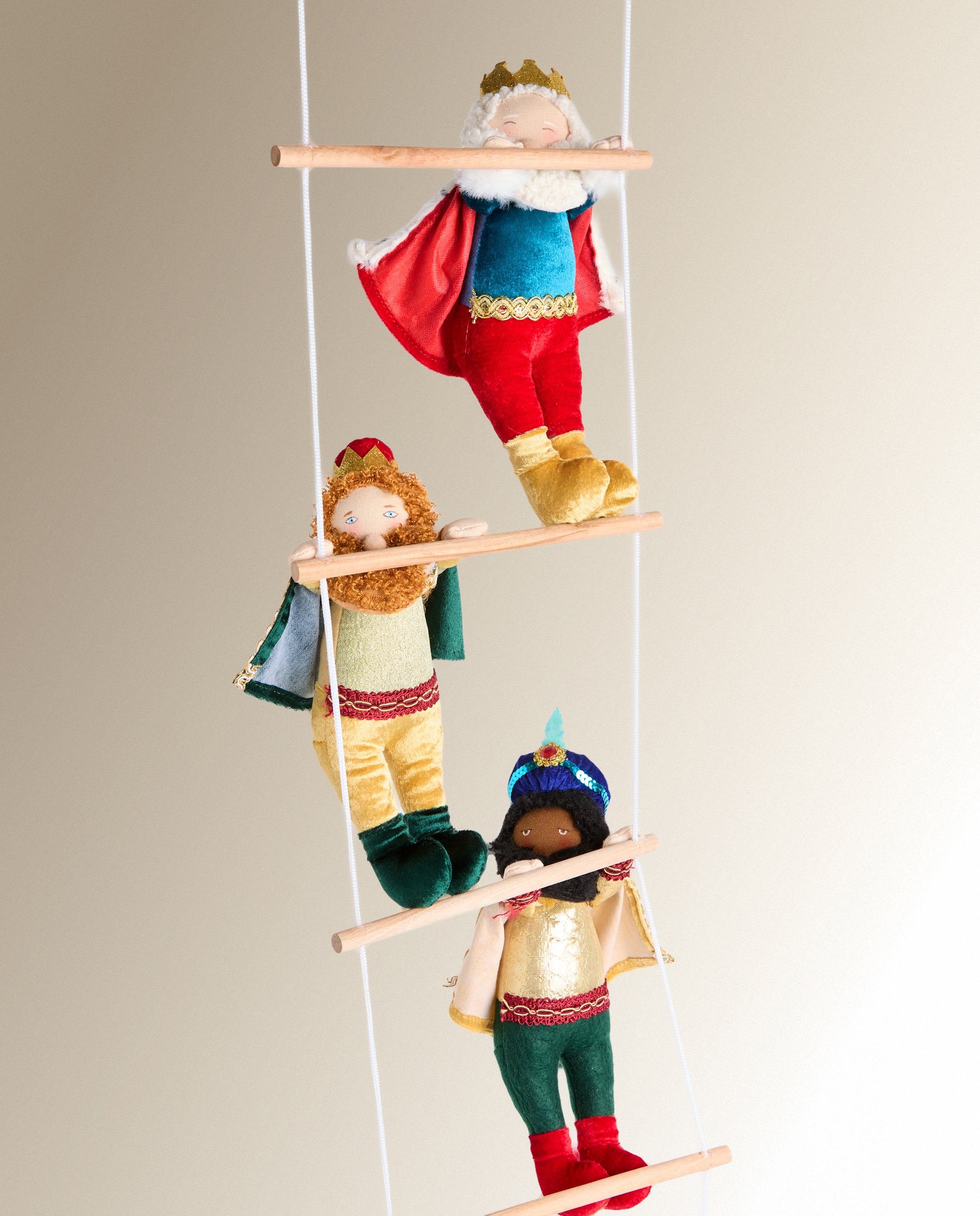 Muñecos Reyes Magos trepadores Navidad - Multicolor Multicolor-1