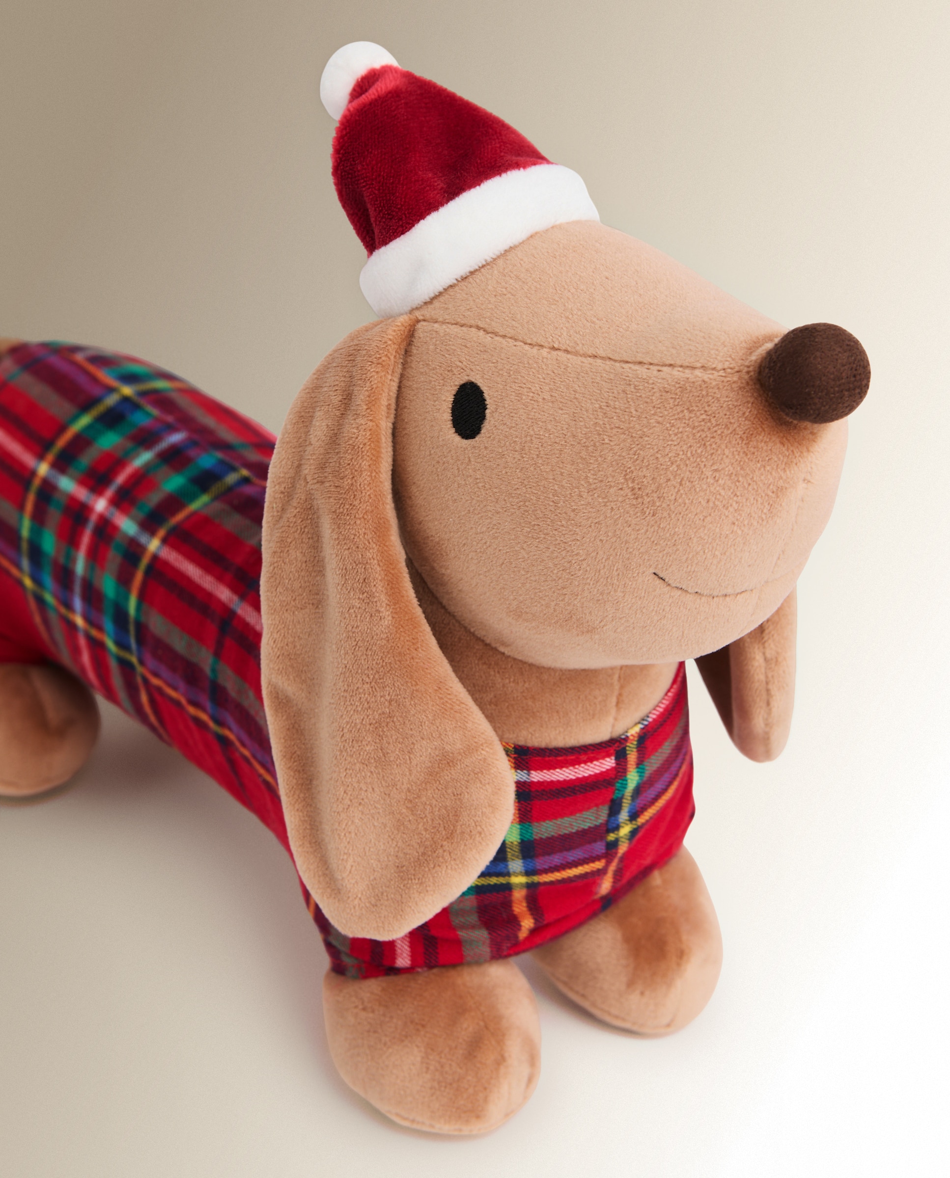Boneco Cão com Pijama Natal Multicolor-3