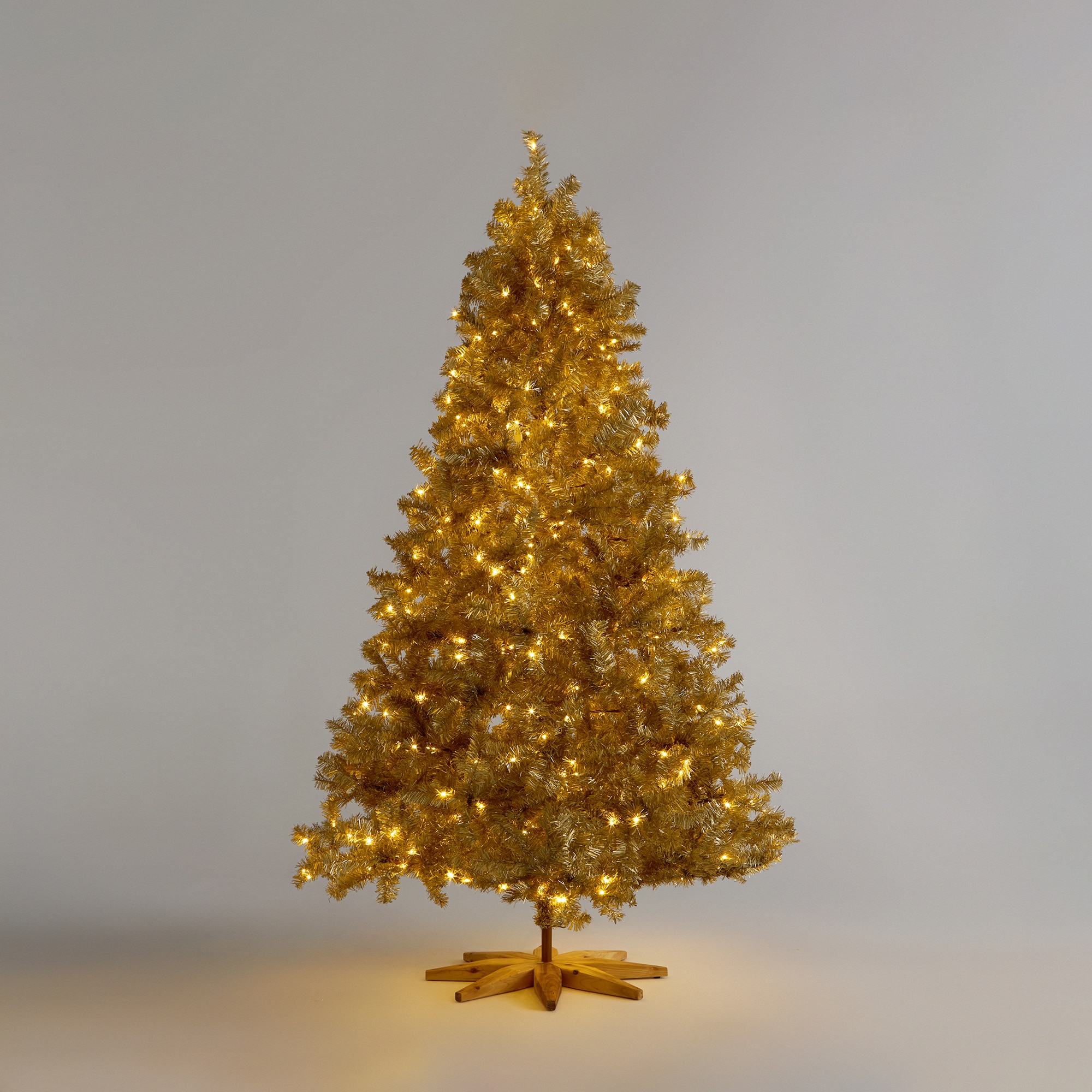 Árbol de suelo Oro con luz LED Navidad El Corte Inglés