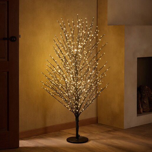 Árbol de suelo contemporáneo con luz LED para exterior Maladeta Navidad El Corte Inglés