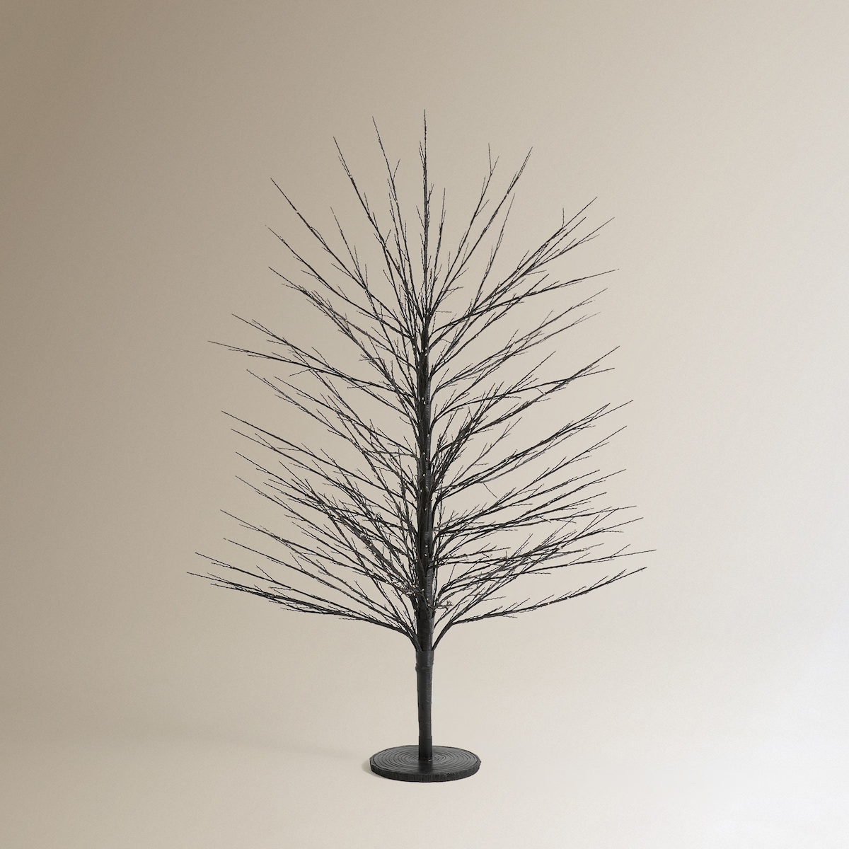 Árbol de suelo contemporáneo con luz LED para exterior Maladeta Navidad El Corte Inglés Negro-2