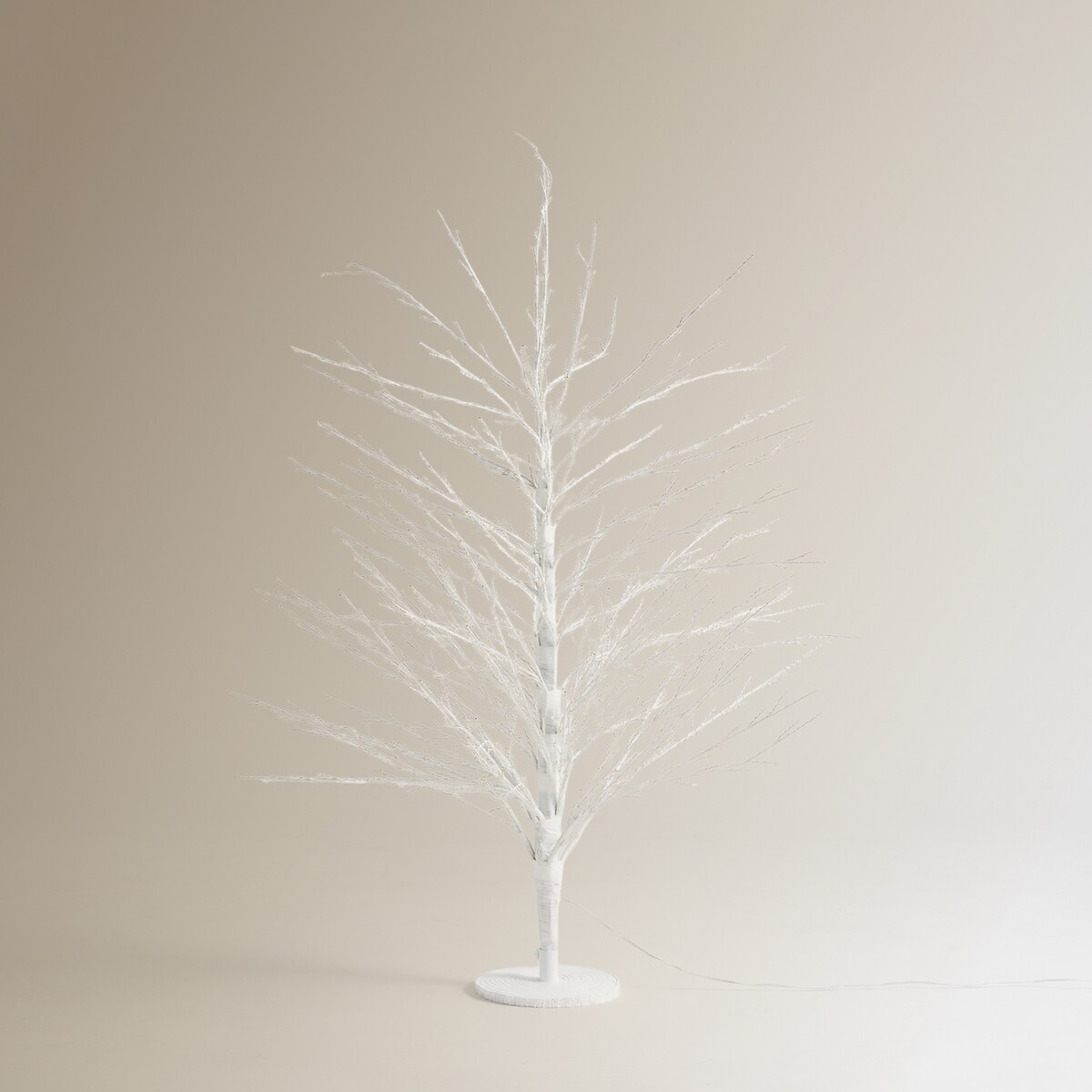 Árbol de suelo contemporáneo con luz LED para exterior Posets Navidad El Corte Inglés Blanco-2