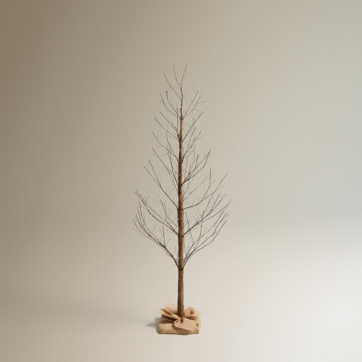 Árvore de Natal Contemporânea com Luzes LED Volda Castanho-2