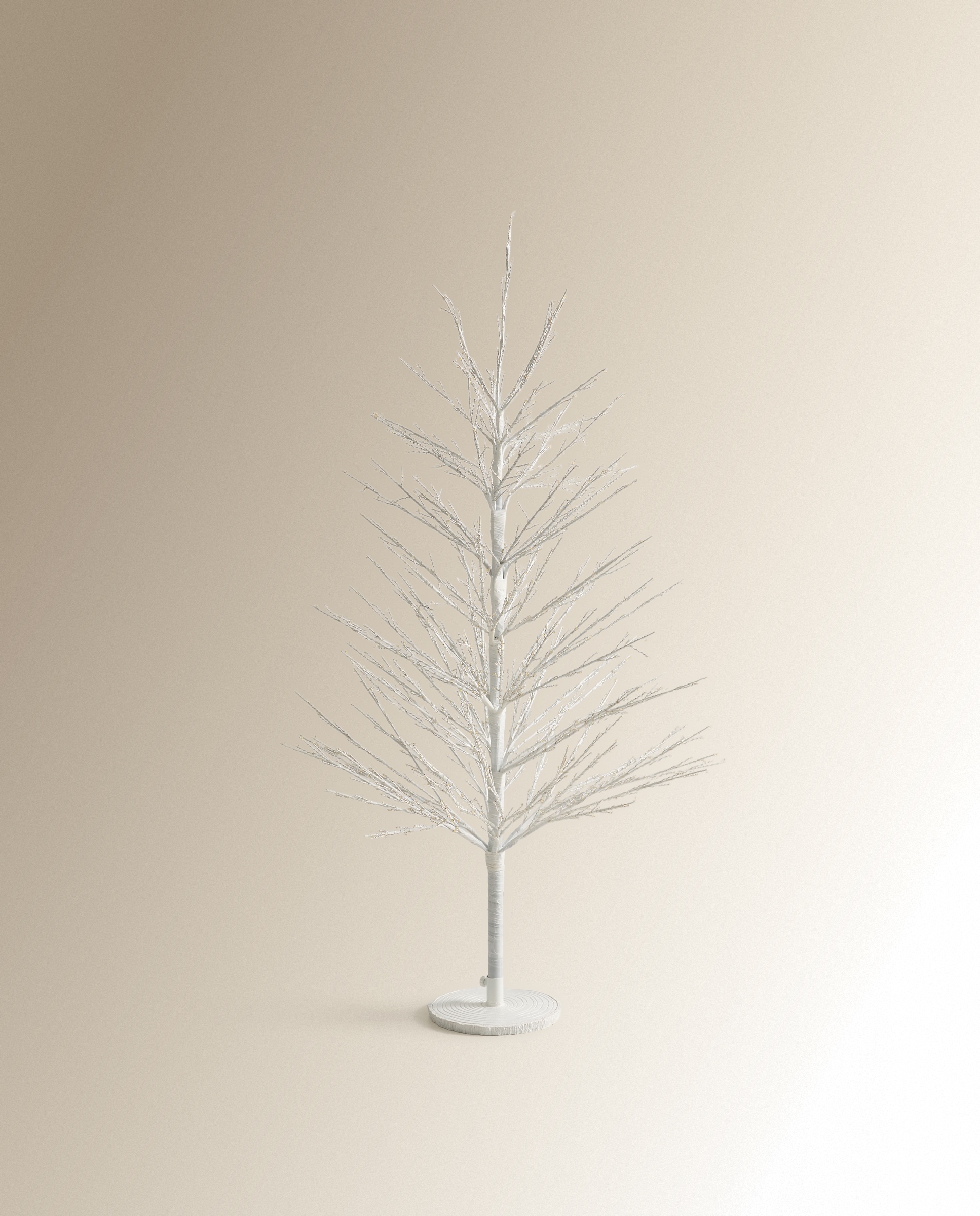 Árbol de suelo con luz LED Malmo Navidad - Blanco 120 cm Blanco-2