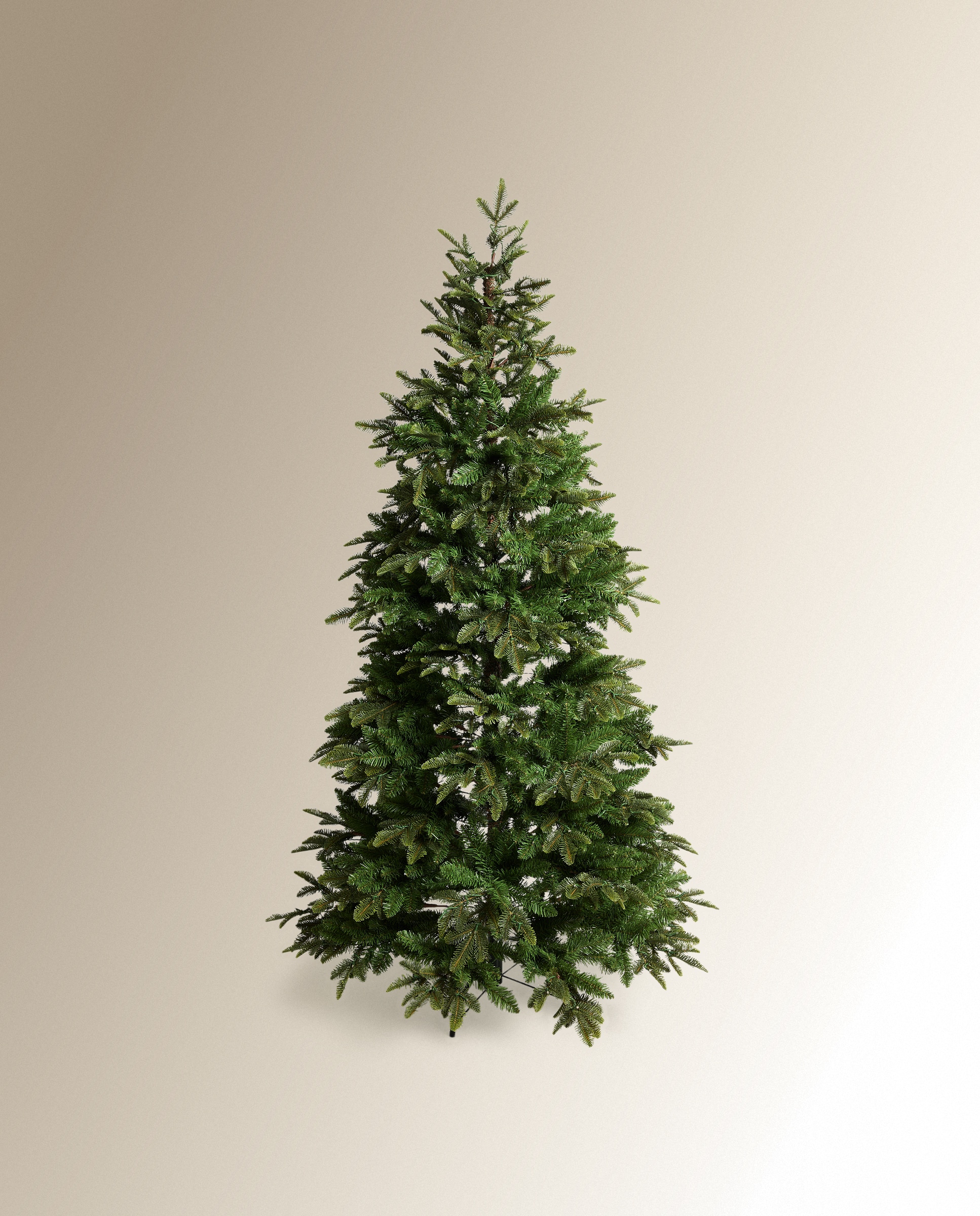 Árbol de suelo con luz LED Nakiska Navidad - Verde 150 cm Verde-2