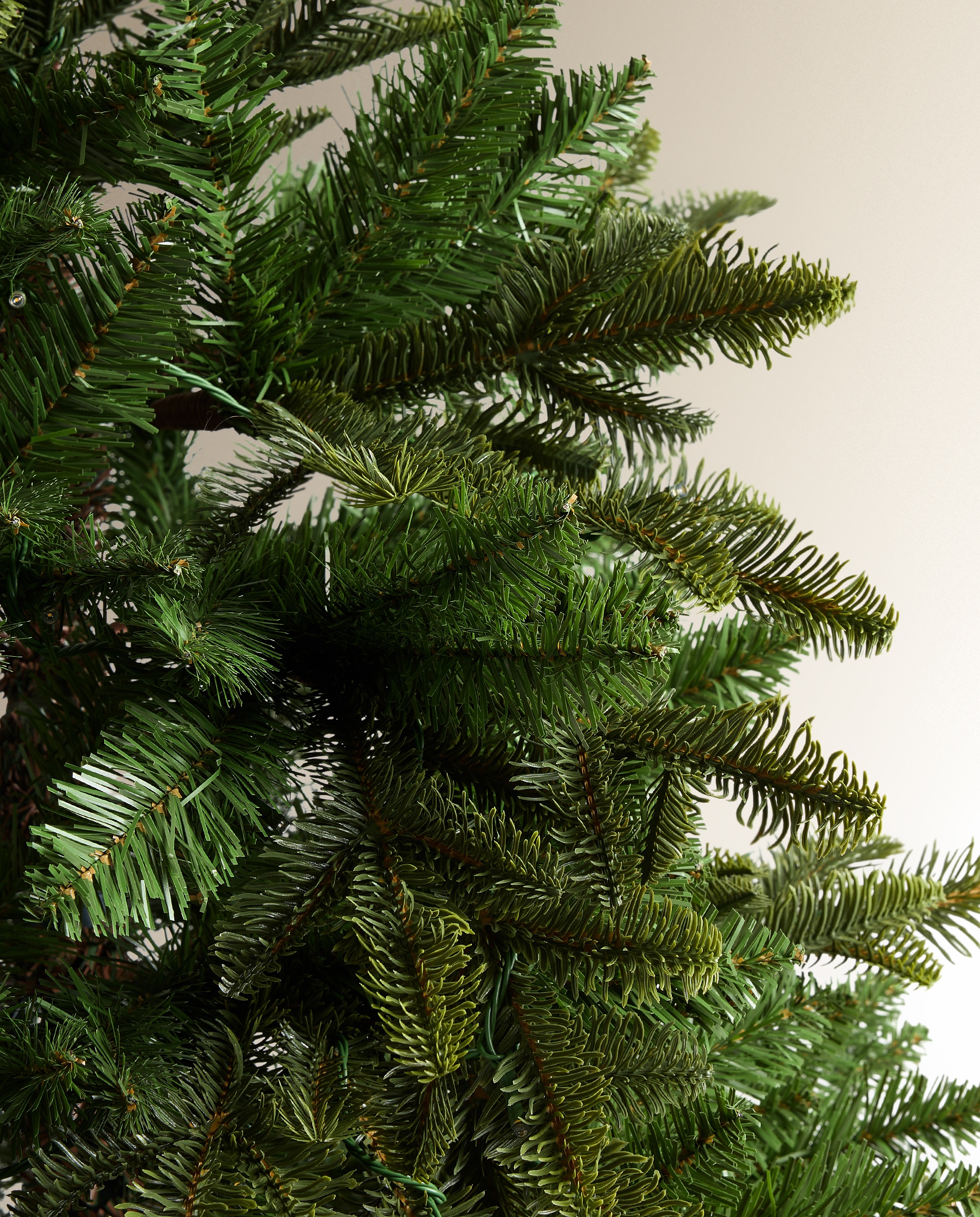 Árbol de suelo con luz LED Nakiska Navidad - Verde 150 cm Verde-3