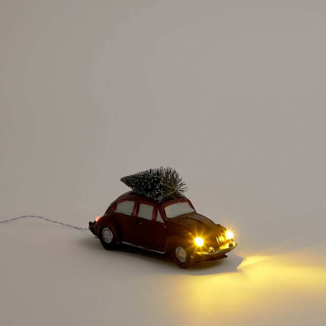 Imagen 0 de Coche con árbol Belén Americano con 4 luces LED Navidad El Corte Inglés