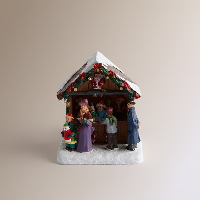 Imagen 0 de Puesto de muñecos Pueblo Navideño en miniatura Navidad