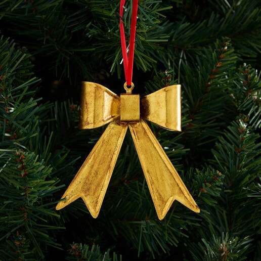 Colgante de metal Lazo Navidad
