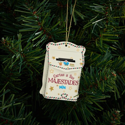 Colgante de metal Buzón Reyes Magos Navidad
