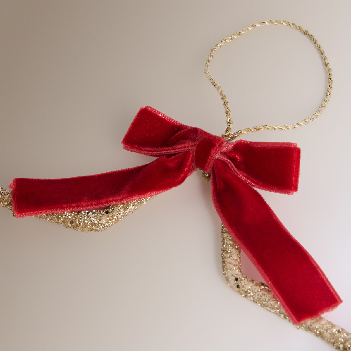 Colgante de metal Estrella con lazo Navidad Multicolor-3