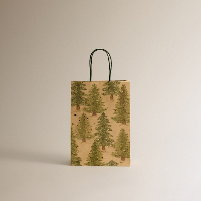 Imagem 0 de Saco de Papel de Presente Árvore de Natal
