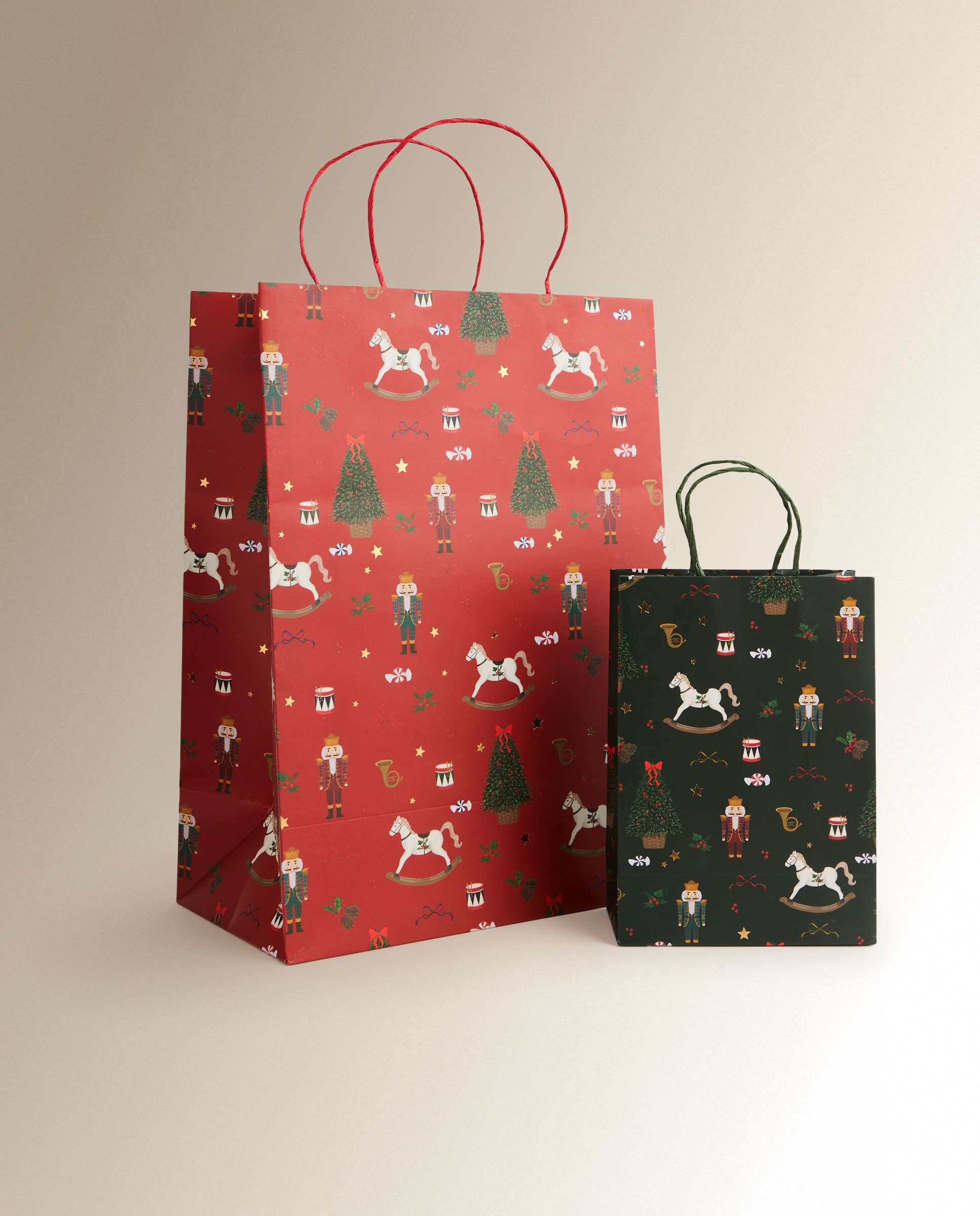 Bolsa de regalo Cascanueces pequeña Navidad - Verde Verde-3