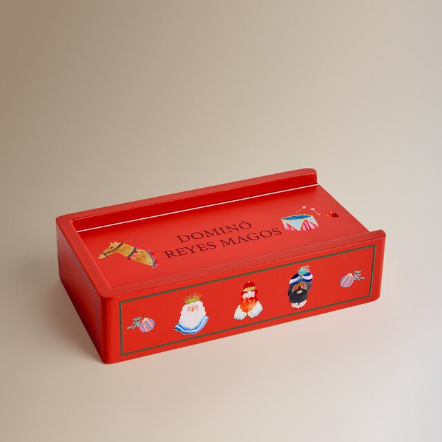Imagen 0 de Dominó de madera Reyes Magos Navidad