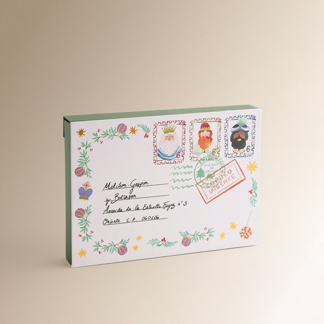 Set de cartas y lettering Reyes Magos Navidad