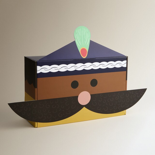 Caja plegable Baltasar DIY Navidad