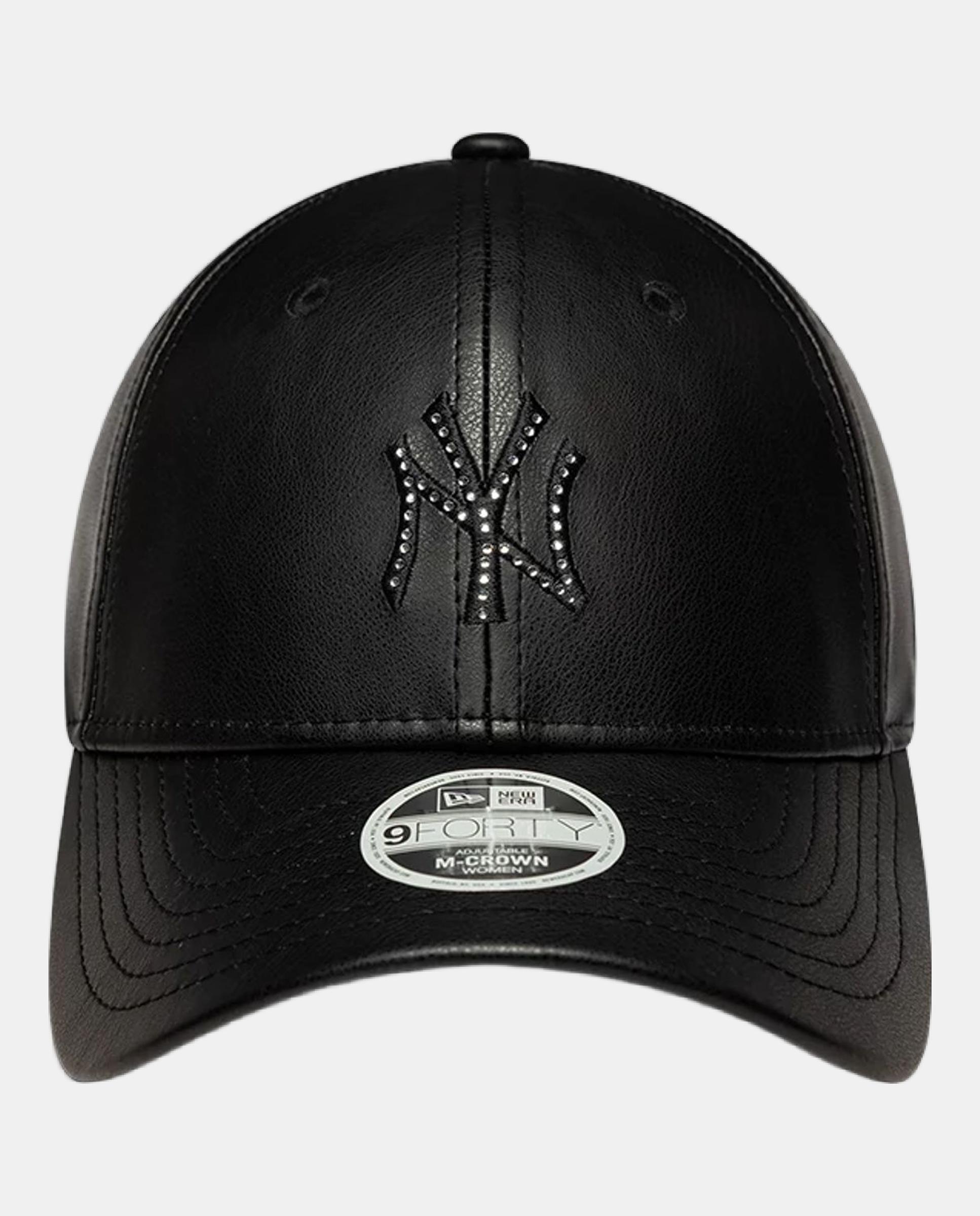 Imagen 2 de Gorra casual de mujer 9Forty M-Crown Diamante New York Yankees - Negro Negro