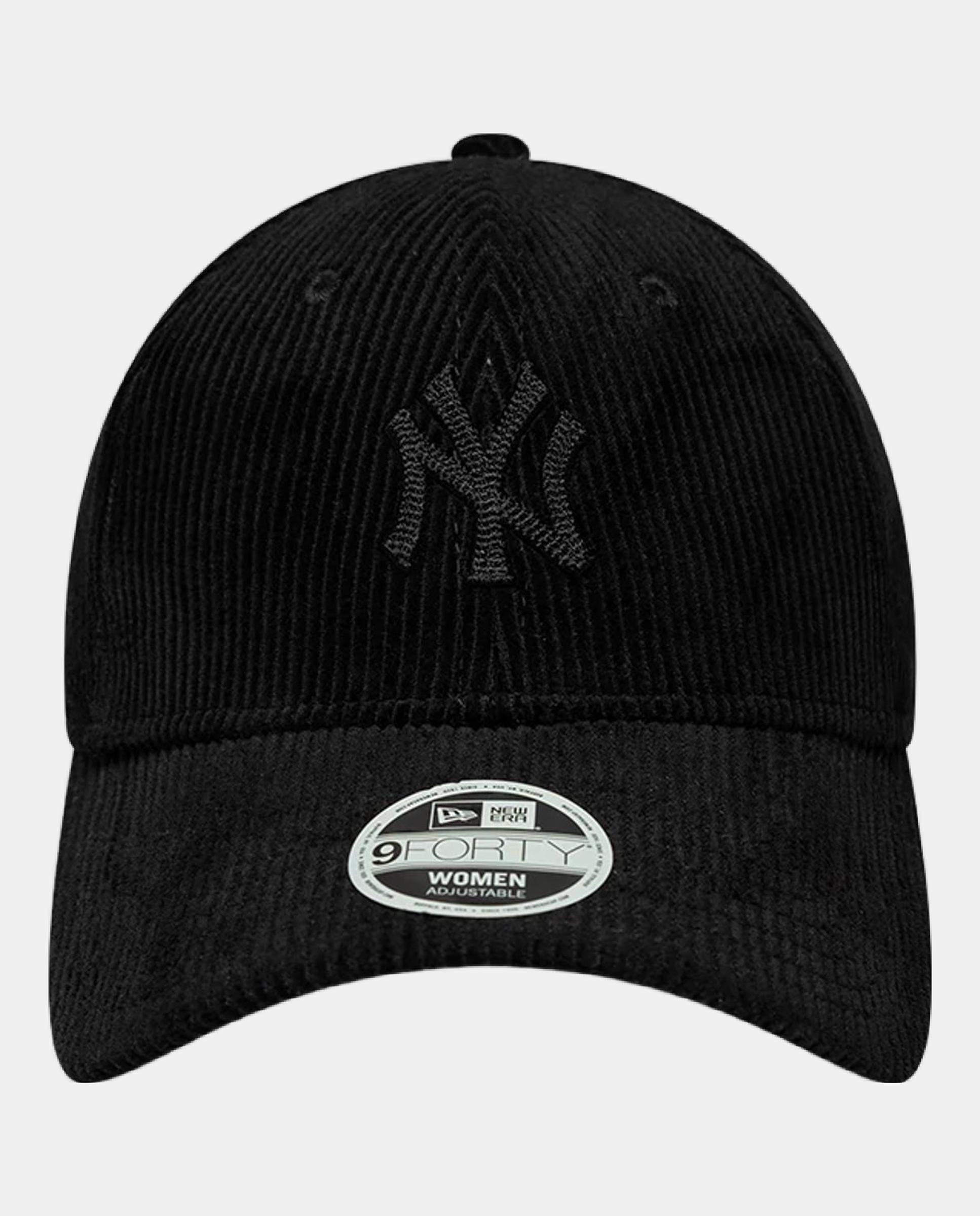 Gorra casual de mujer 9Forty Cord New York Yankees - Negro Negro-2