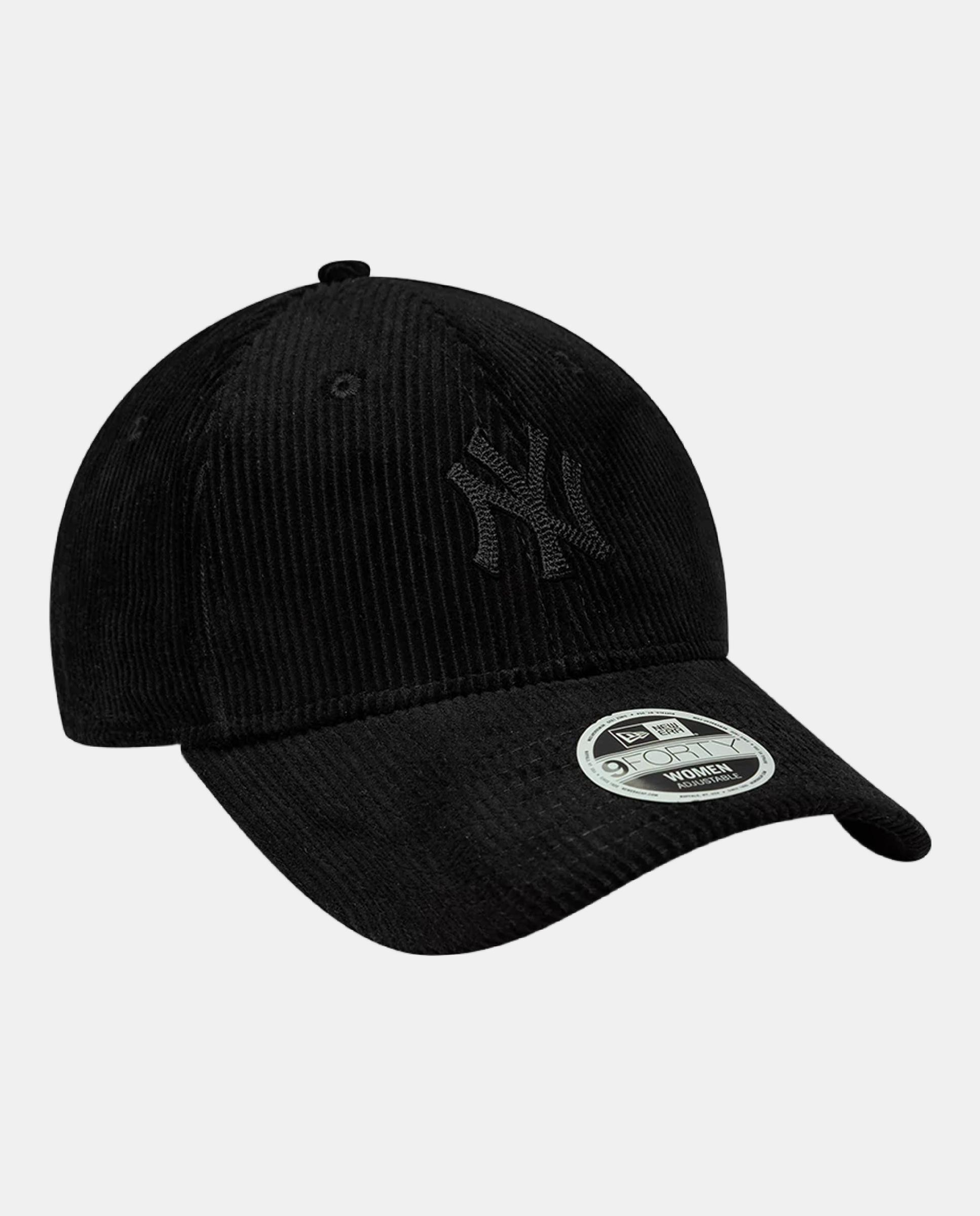 Gorra casual de mujer 9Forty Cord New York Yankees - Negro Negro-3