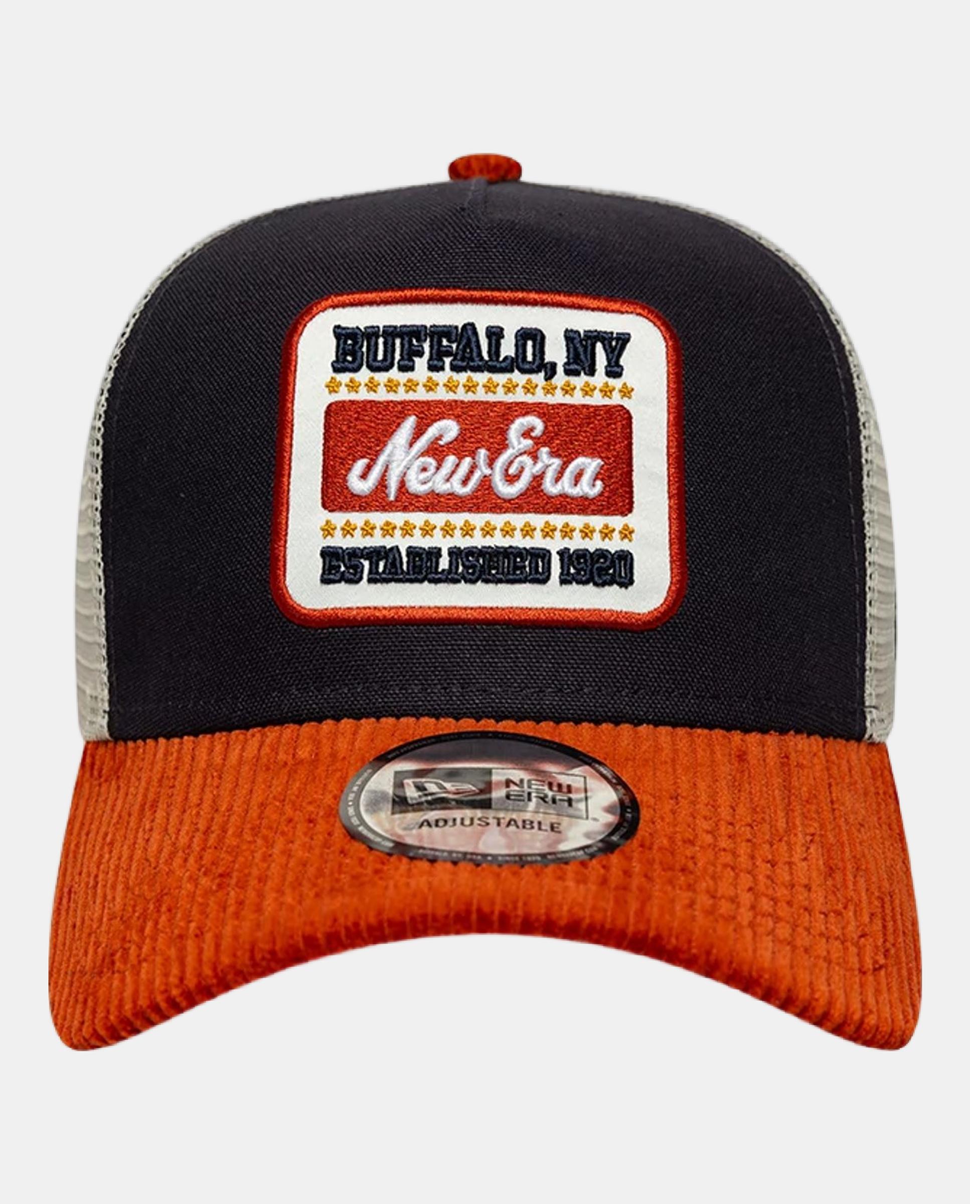 Gorra casual de hombre Trucker Cord New Era - Azul marino Azul marino-2