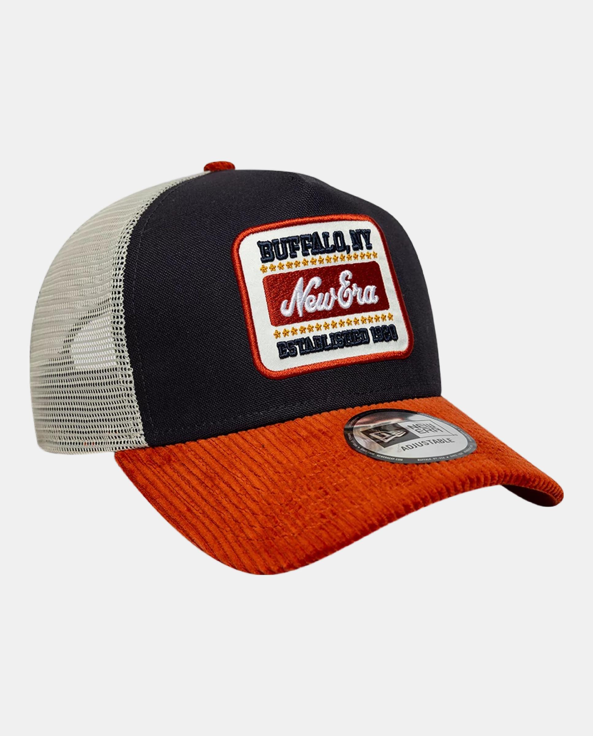 Gorra casual de hombre Trucker Cord New Era - Azul marino Azul marino-3