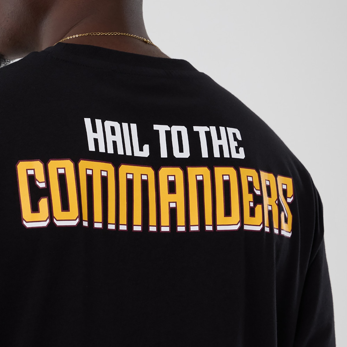 Camiseta Oversized NFL Games 2025 Washington Commanders - Negro Negro-5