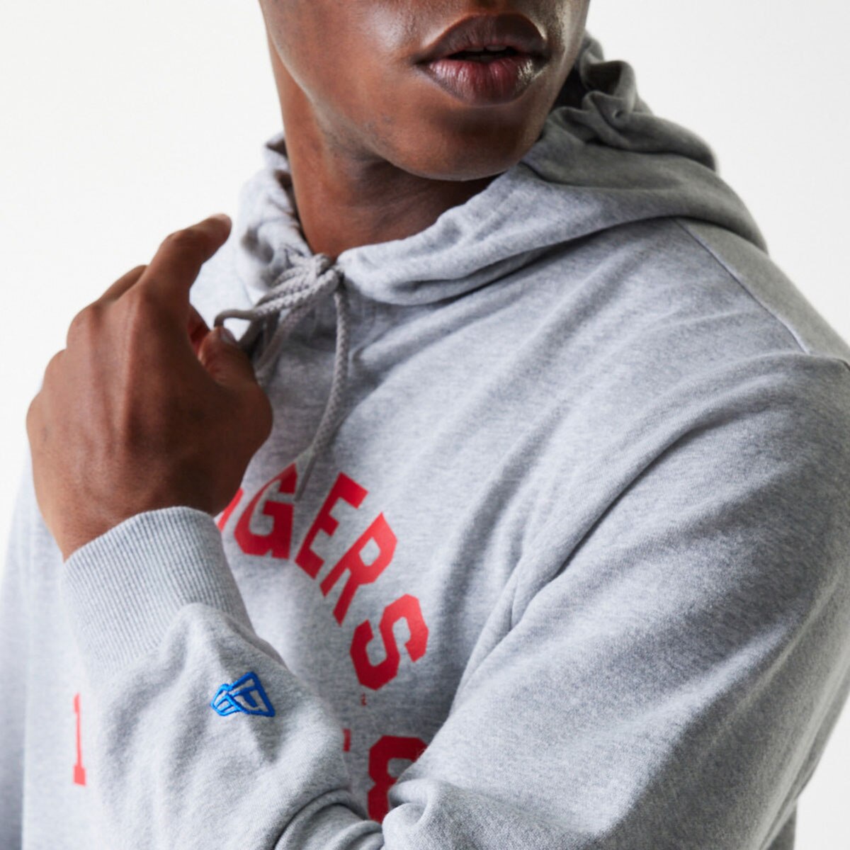 Sudadera LA Dodgers MLB Wordmark - Gris claro Gris claro-3