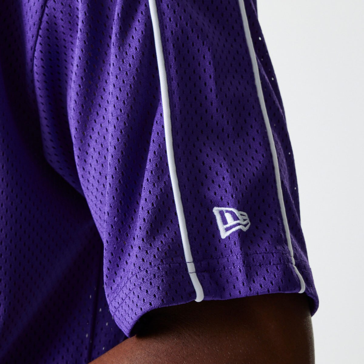 Camiseta Oversized LA Lakers NBA Piping Mesh - Lila Lila-3