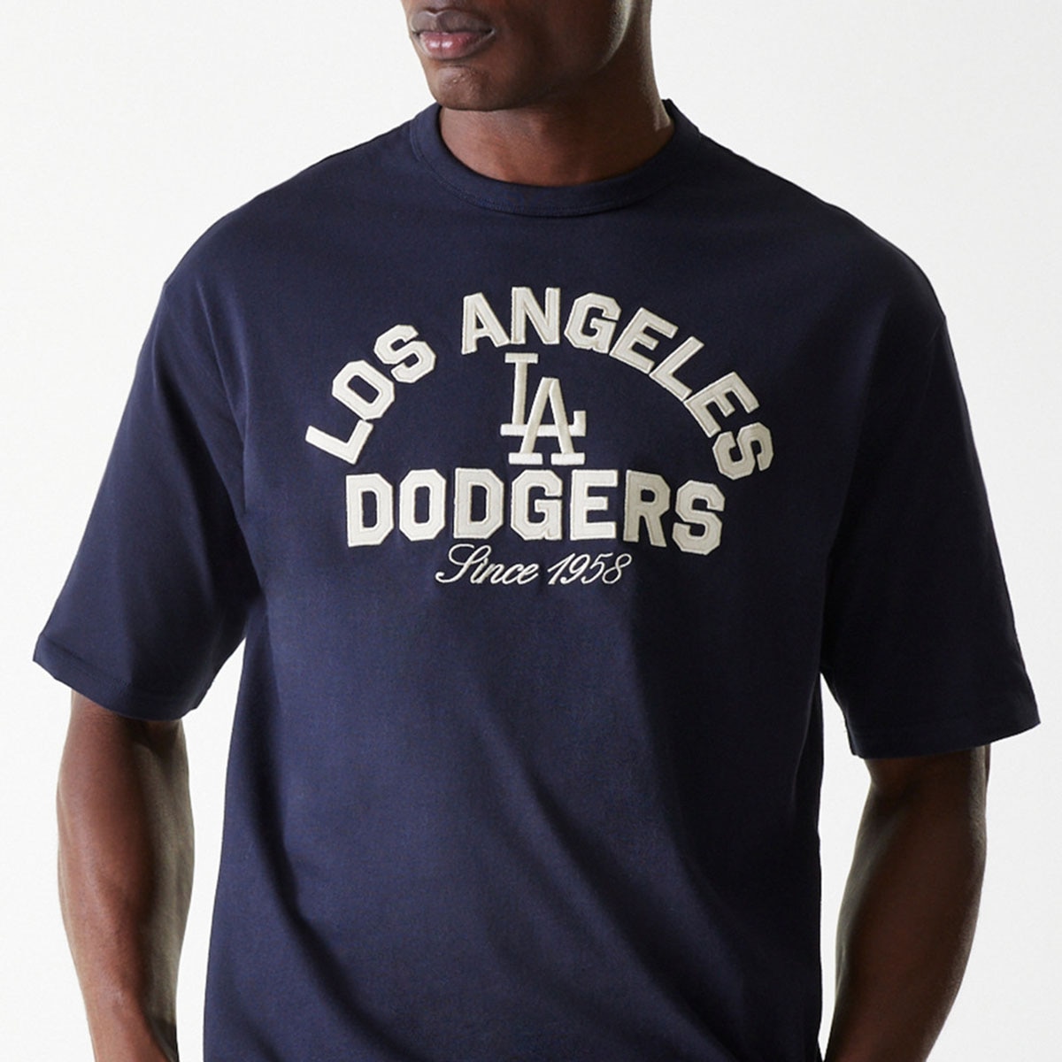 Camiseta Oversized LA Dodgers MLB Heritage - Azul marino Azul marino-3