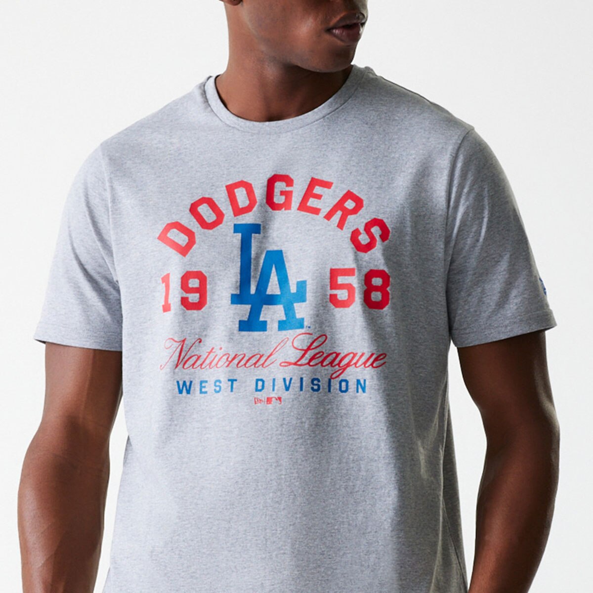 Camiseta LA Dodgers MLB Wordmark - Gris claro Gris claro-3