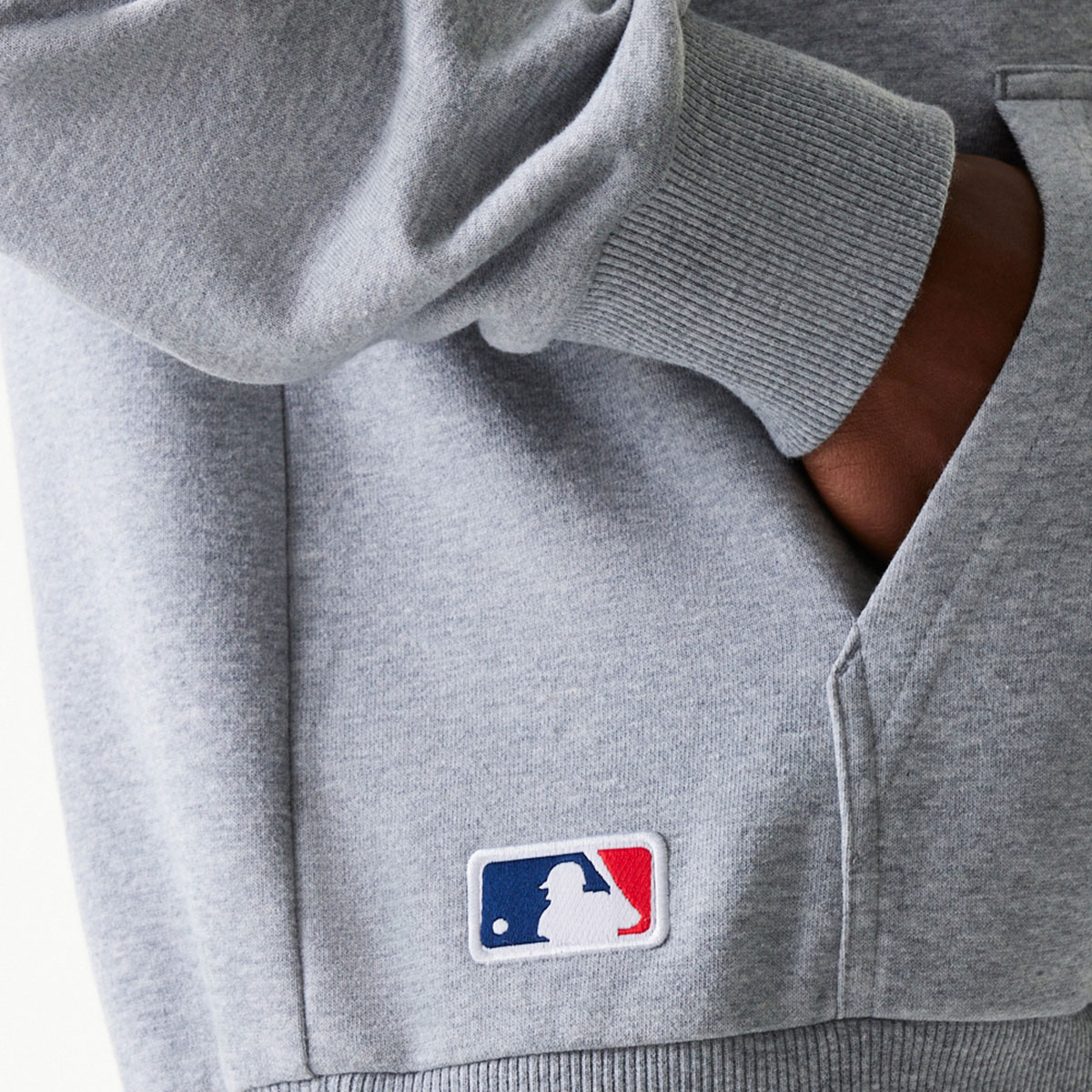 Sudadera Oversized New York Yankees MLB Midi - Gris claro Gris claro-5