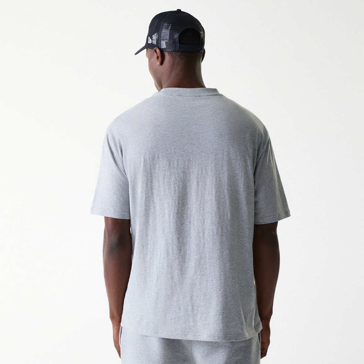 Camiseta Oversized New Yor Yankees MLB Midi - Gris claro Gris claro-2