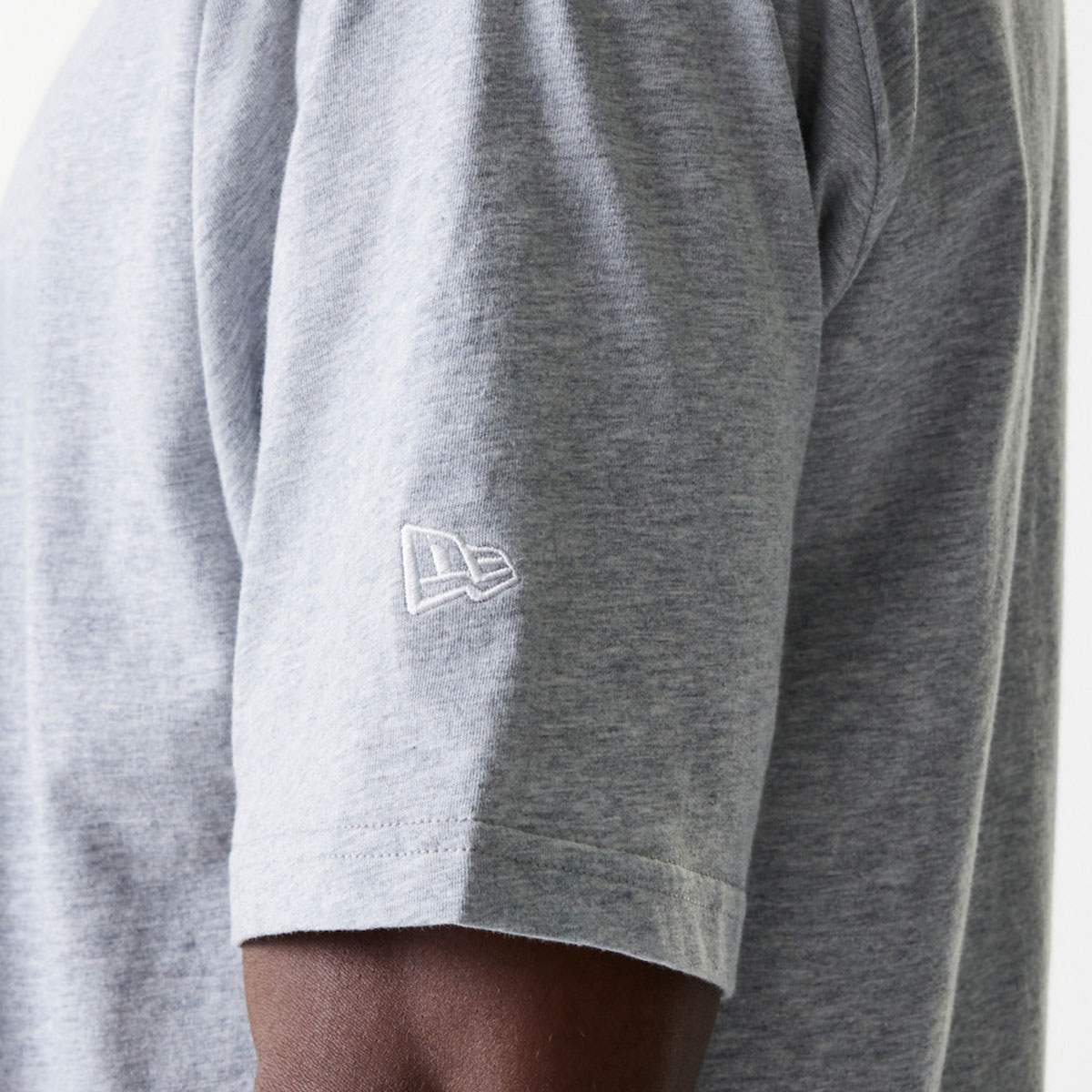 Camiseta Oversized New Yor Yankees MLB Midi - Gris claro Gris claro-4