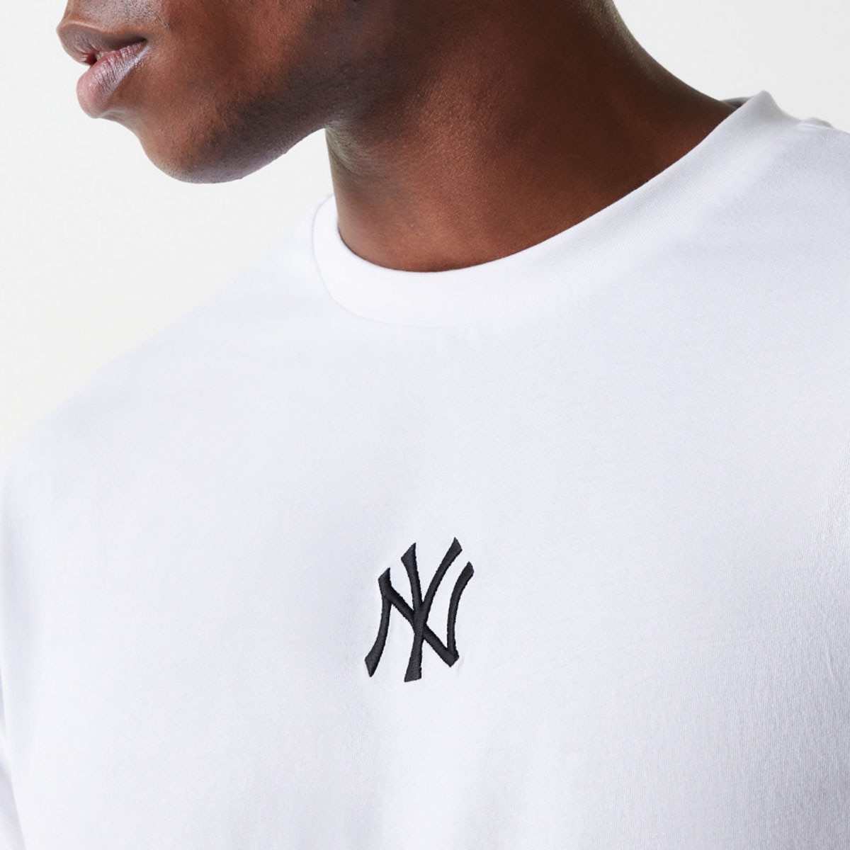 Camiseta Oversized New Yor Yankees MLB Midi - Blanco Blanco-2